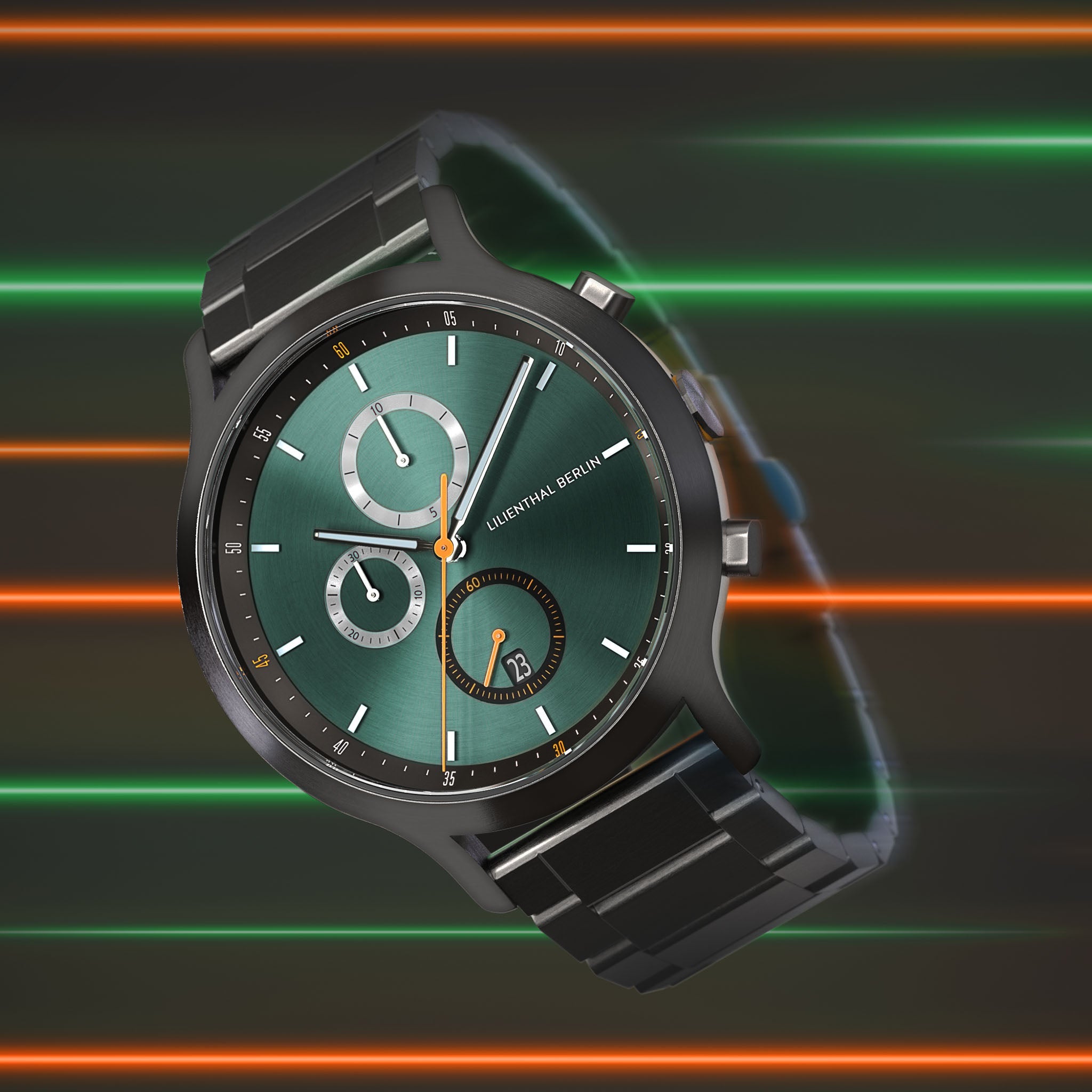 Chronograph Getaway Green - Lilienthal Berlin