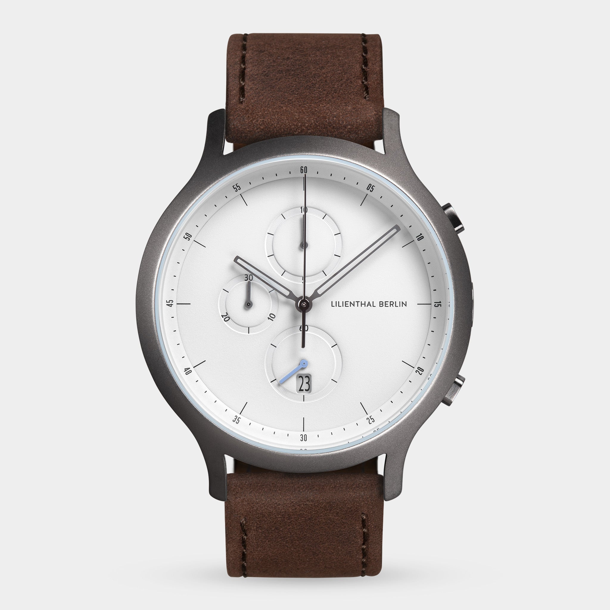 Chronograph Dark Silver White - Lilienthal Berlin