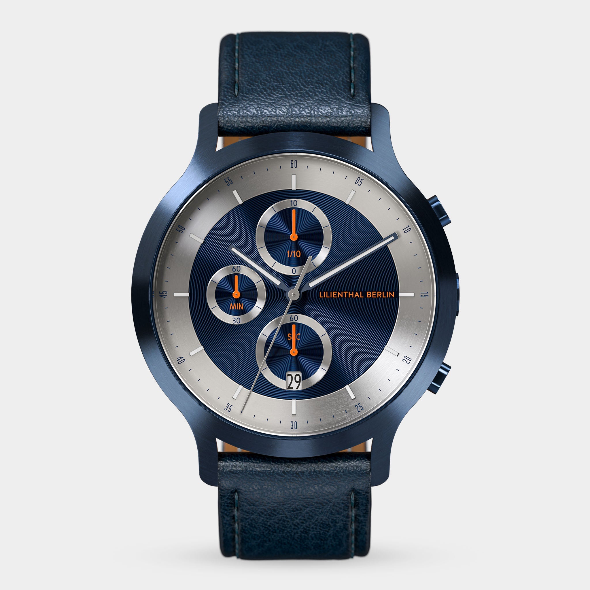Chronograph LP Blue Silver - Lilienthal Berlin