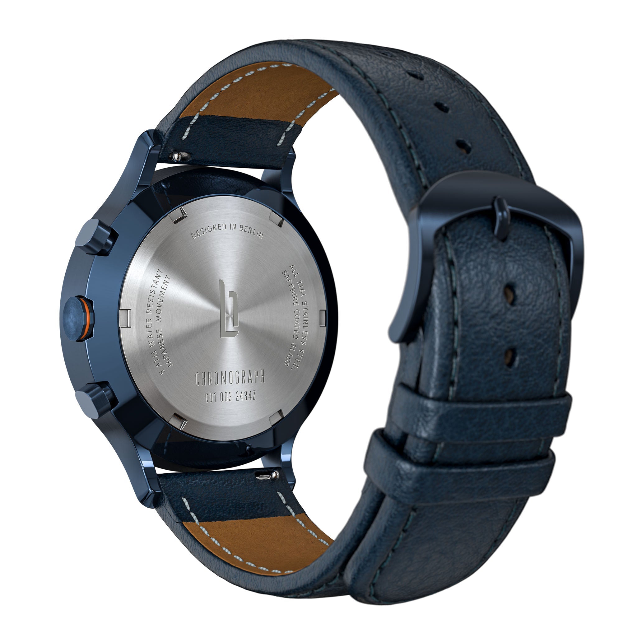 Chronograph LP Blue Silver - Lilienthal Berlin