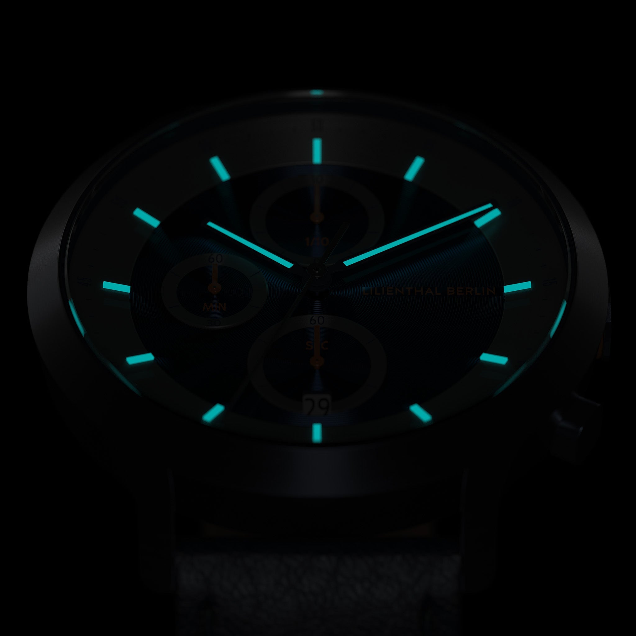 Chronograph LP Blue Silver - Lilienthal Berlin