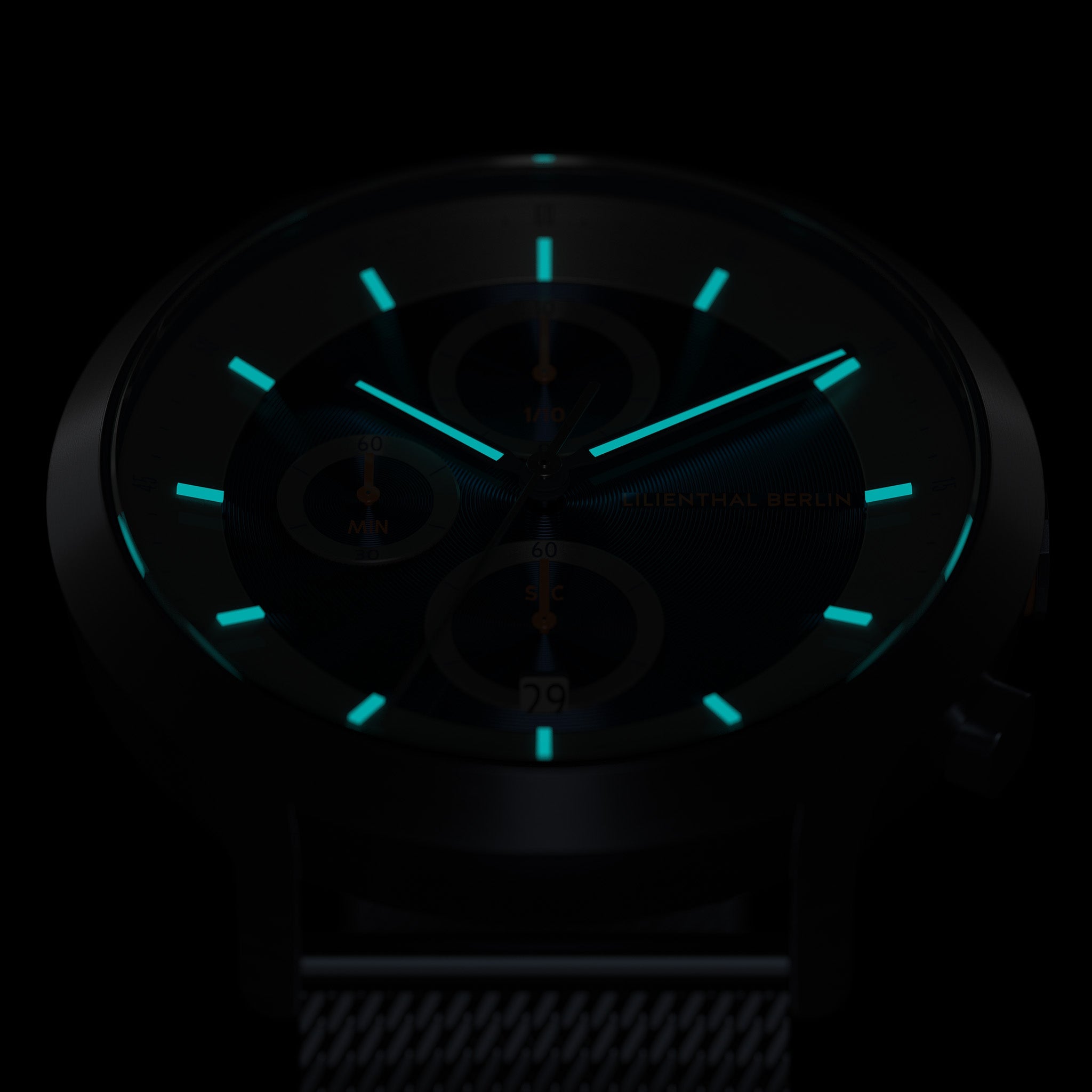 Chronograph LP Blue Silver - Lilienthal Berlin