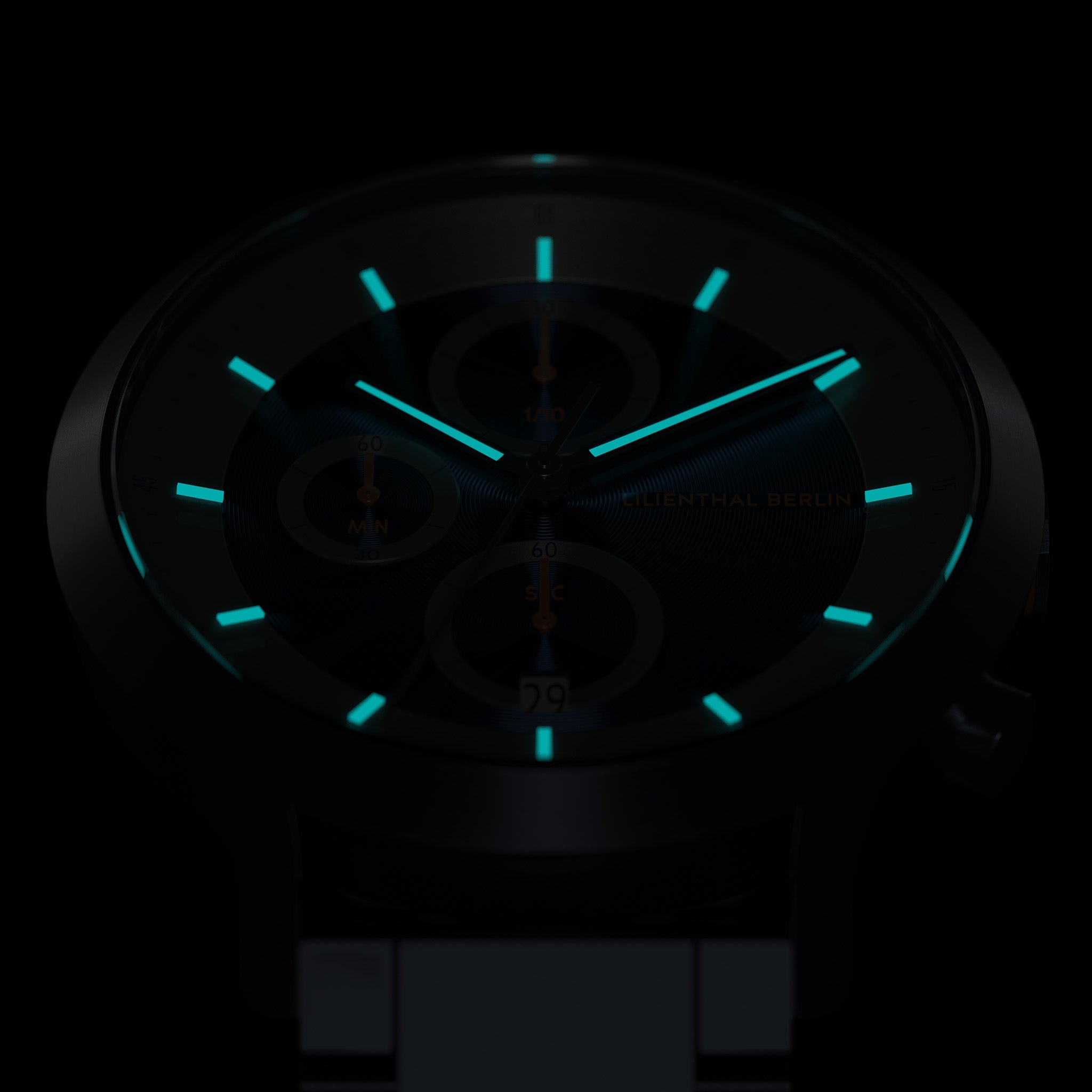 Chronograph LP Blue Silver - Lilienthal Berlin