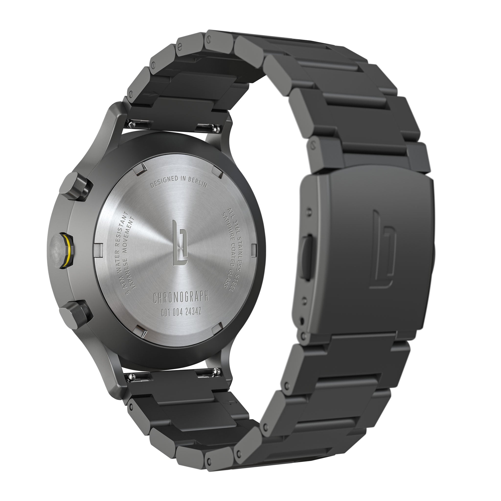Chronograph LP Dark Silver White - Lilienthal Berlin