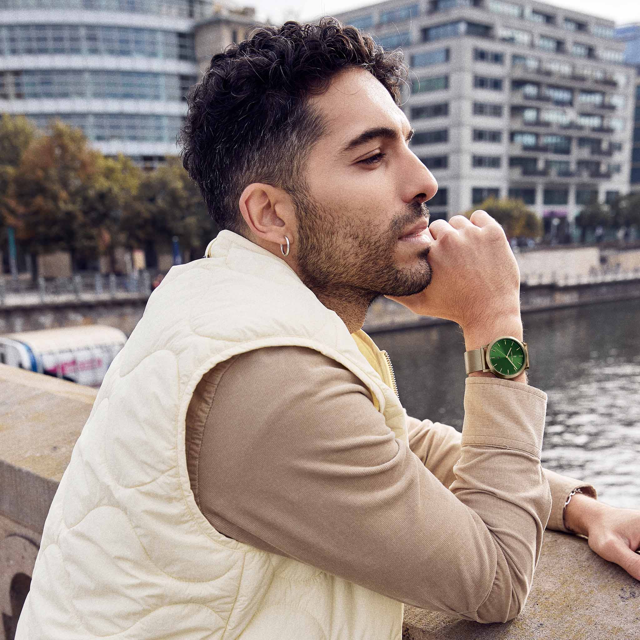 Huxley Beige Gold Green - Lilienthal Berlin