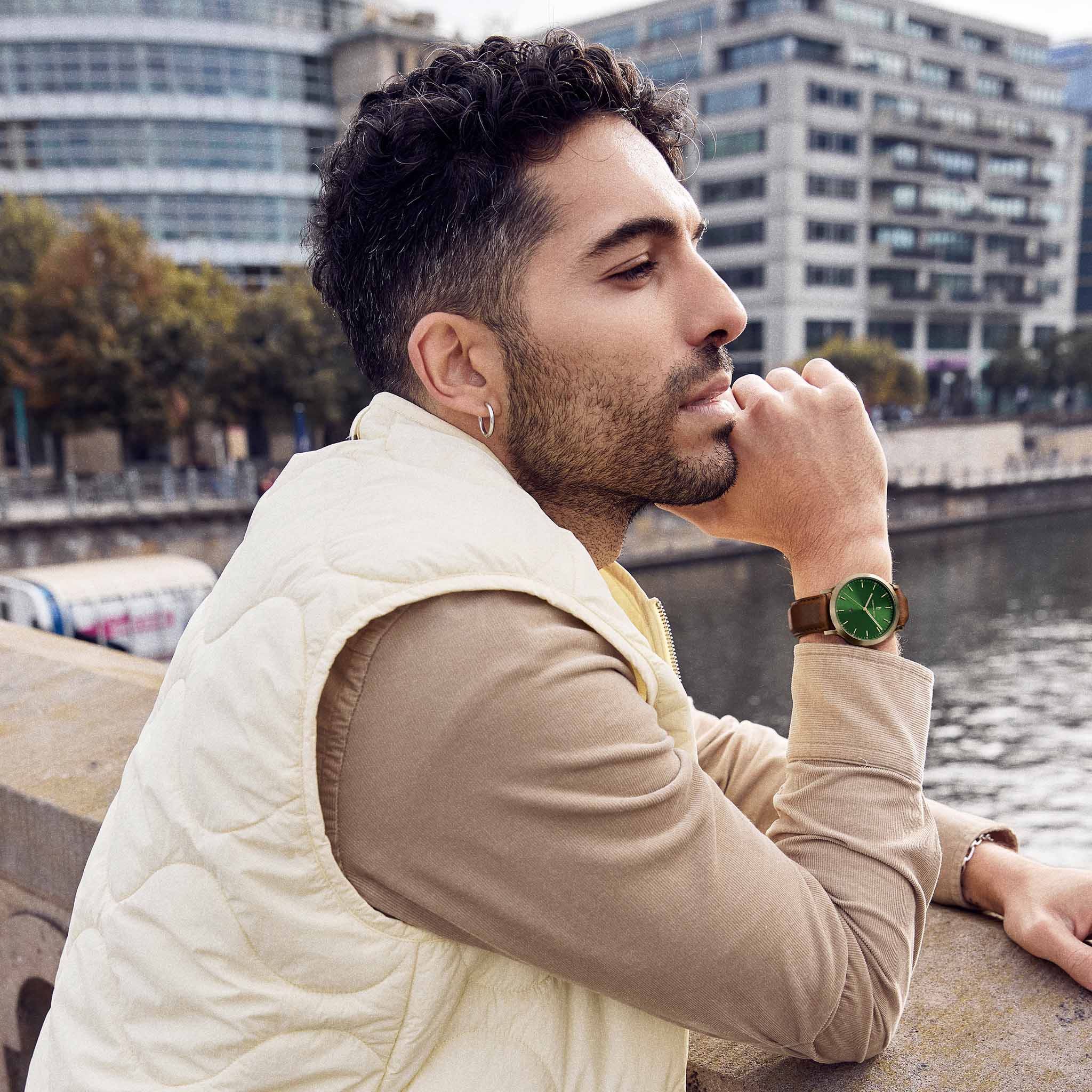 Huxley Beige Gold Green - Lilienthal Berlin