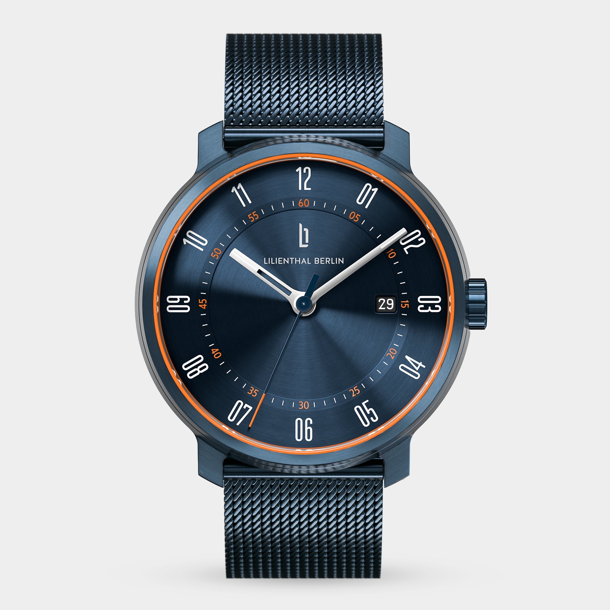 Neolux Blue Orange - Mesh Blue Brushed - Lilienthal Berlin