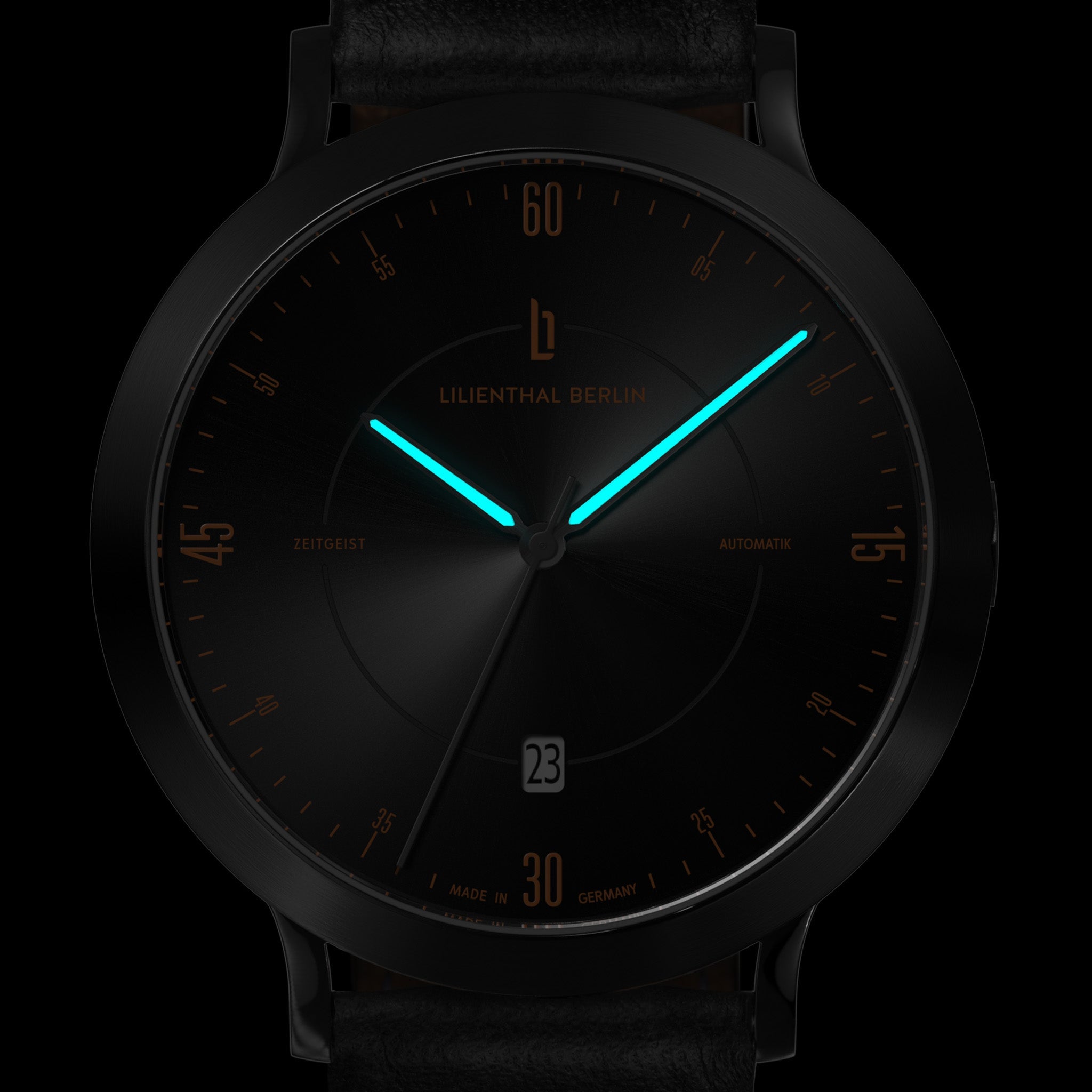 Zeitgeist Automatik Dark Silver Orange - Lilienthal Berlin