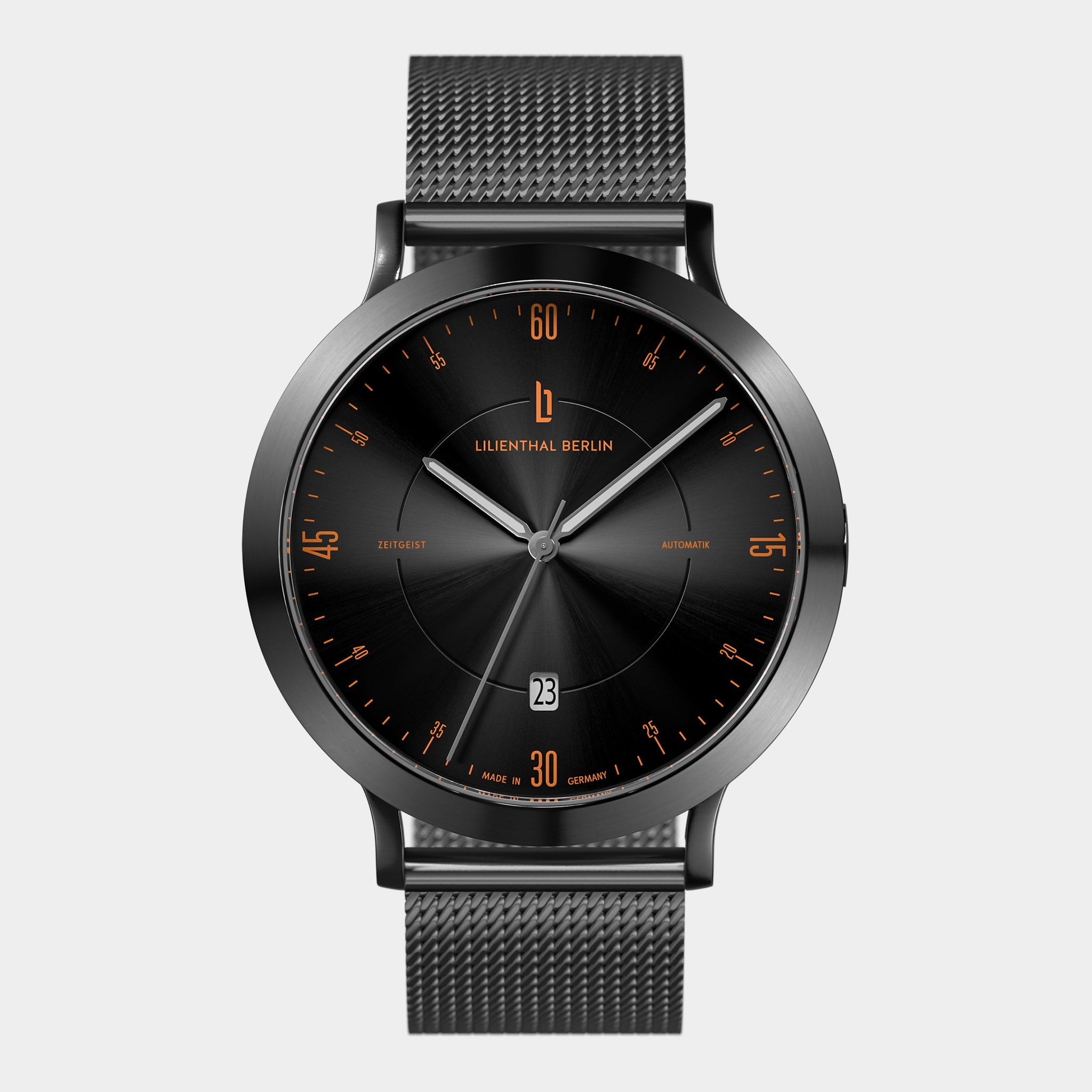 Zeitgeist Automatik Dark Silver Orange - Lilienthal Berlin