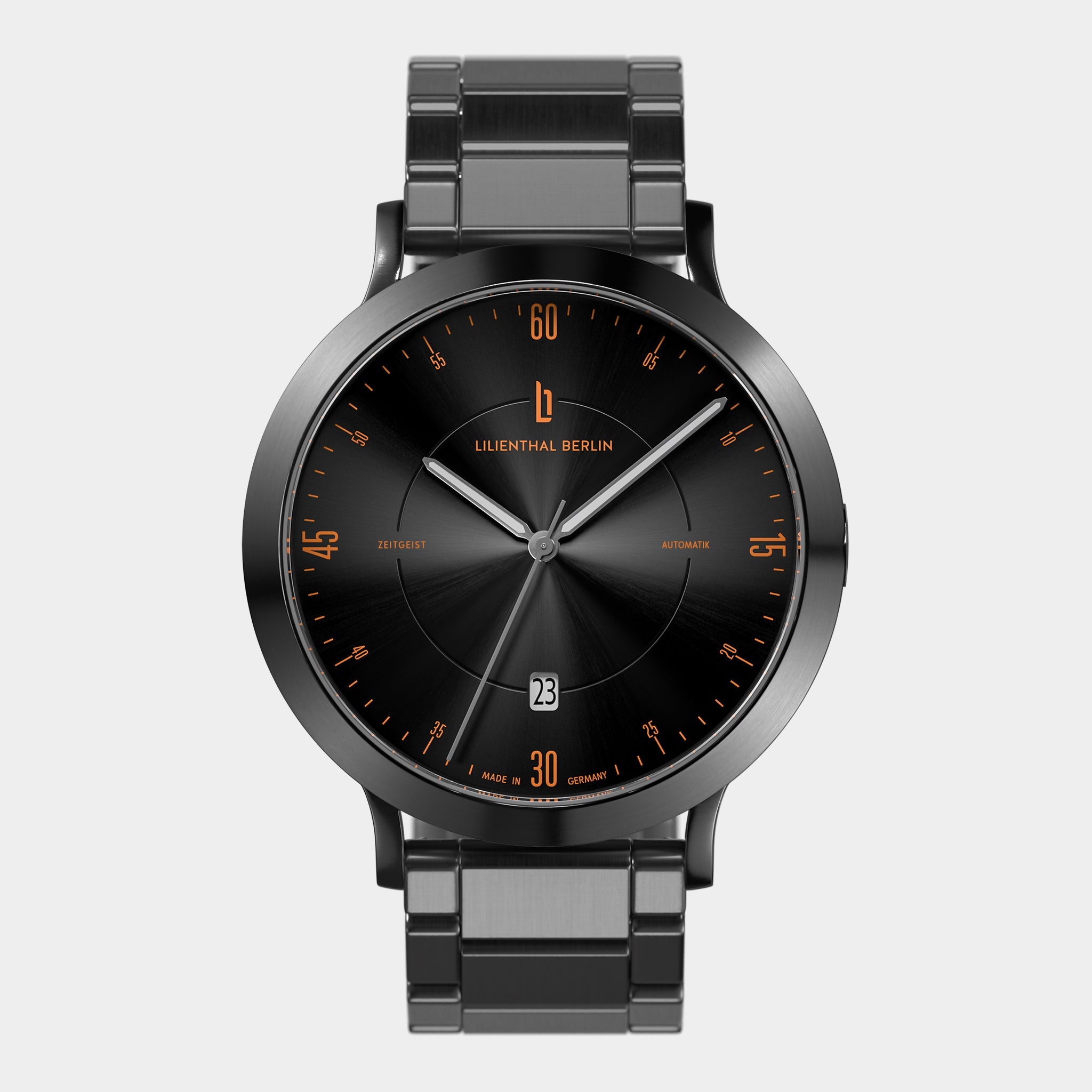 Zeitgeist Automatik Dark Silver Orange - Lilienthal Berlin