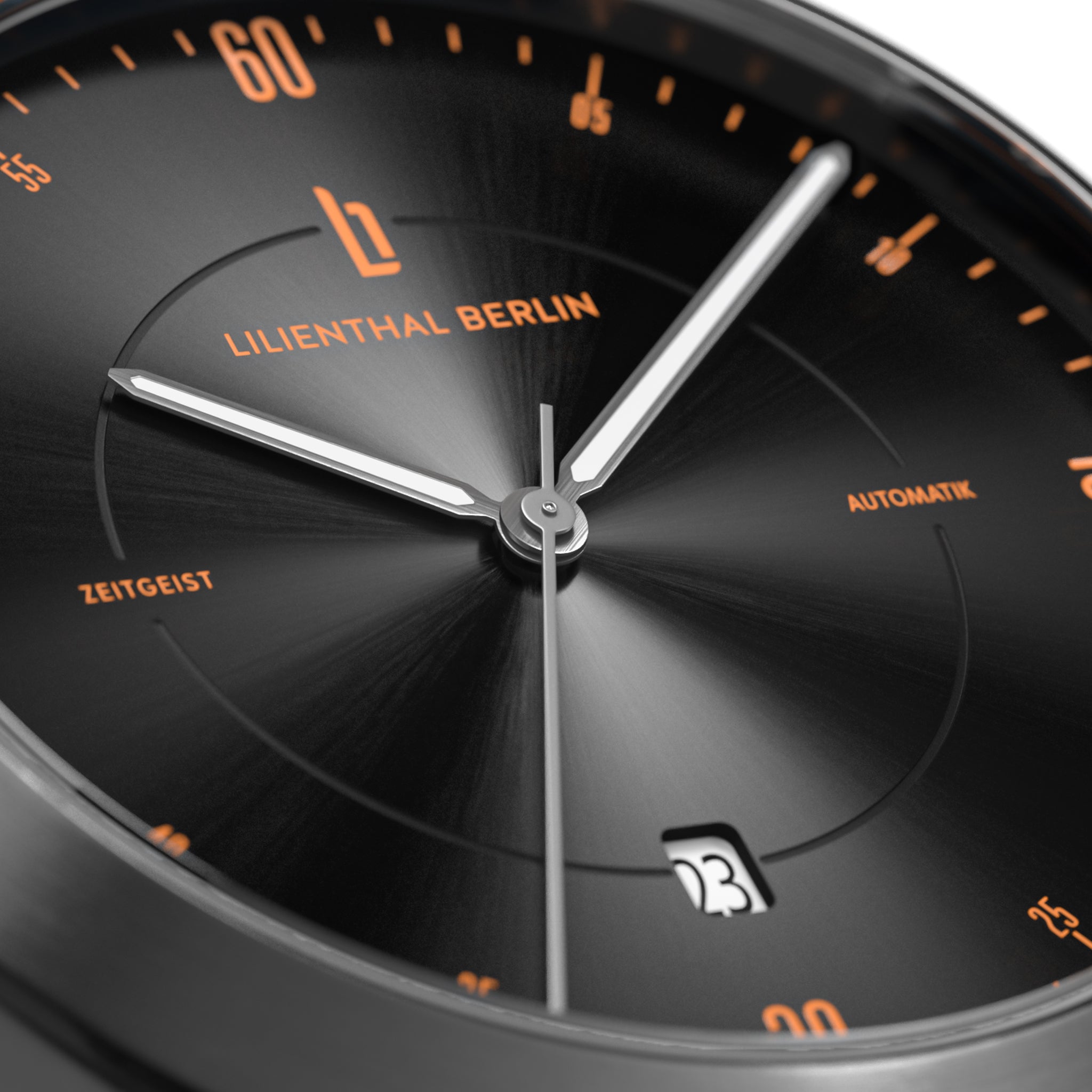Zeitgeist Automatik Dark Silver Orange - Lilienthal Berlin