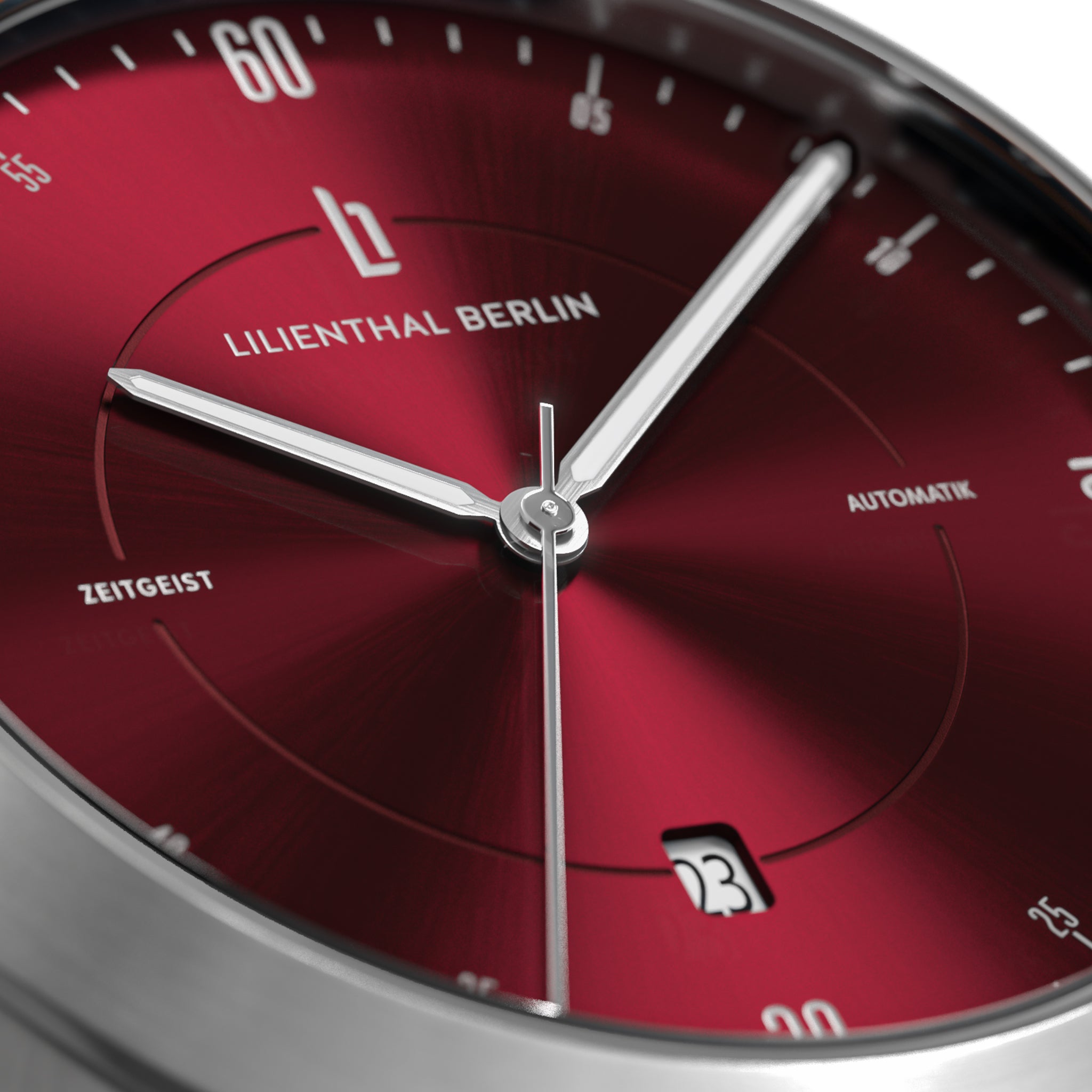 Zeitgeist Automatik Silver Bordeaux - Lilienthal Berlin