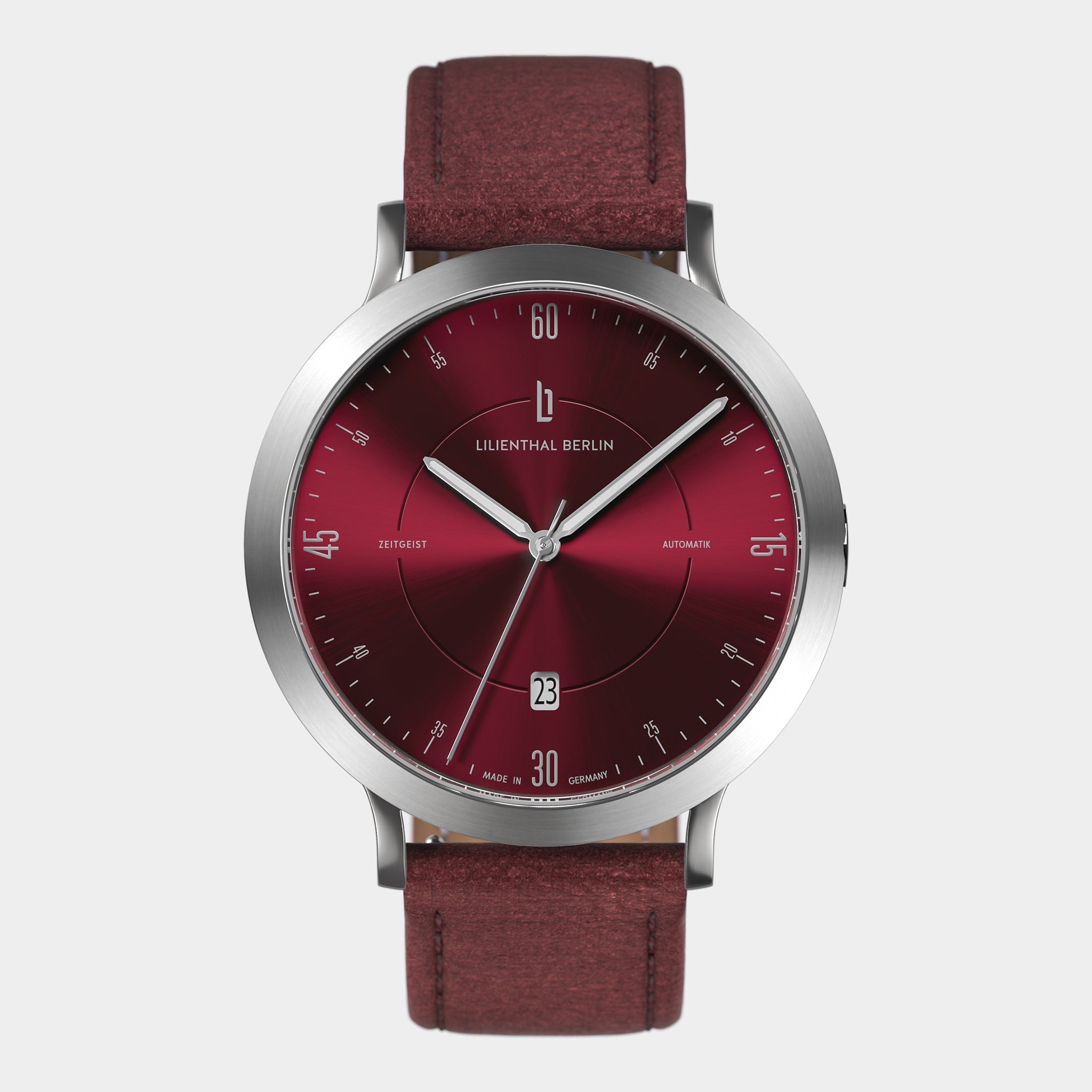Zeitgeist Automatik Silver Bordeaux - Lilienthal Berlin