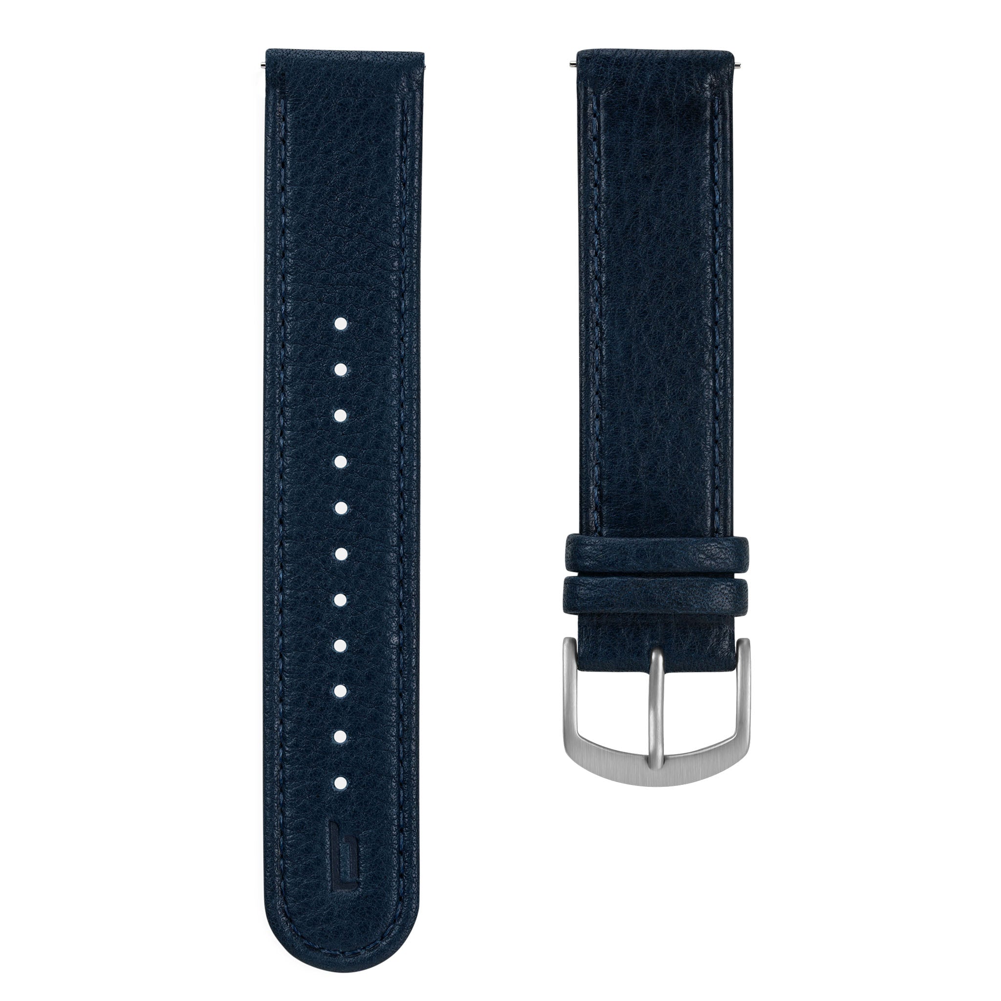Leather Dark blue Brushed - Lilienthal Berlin