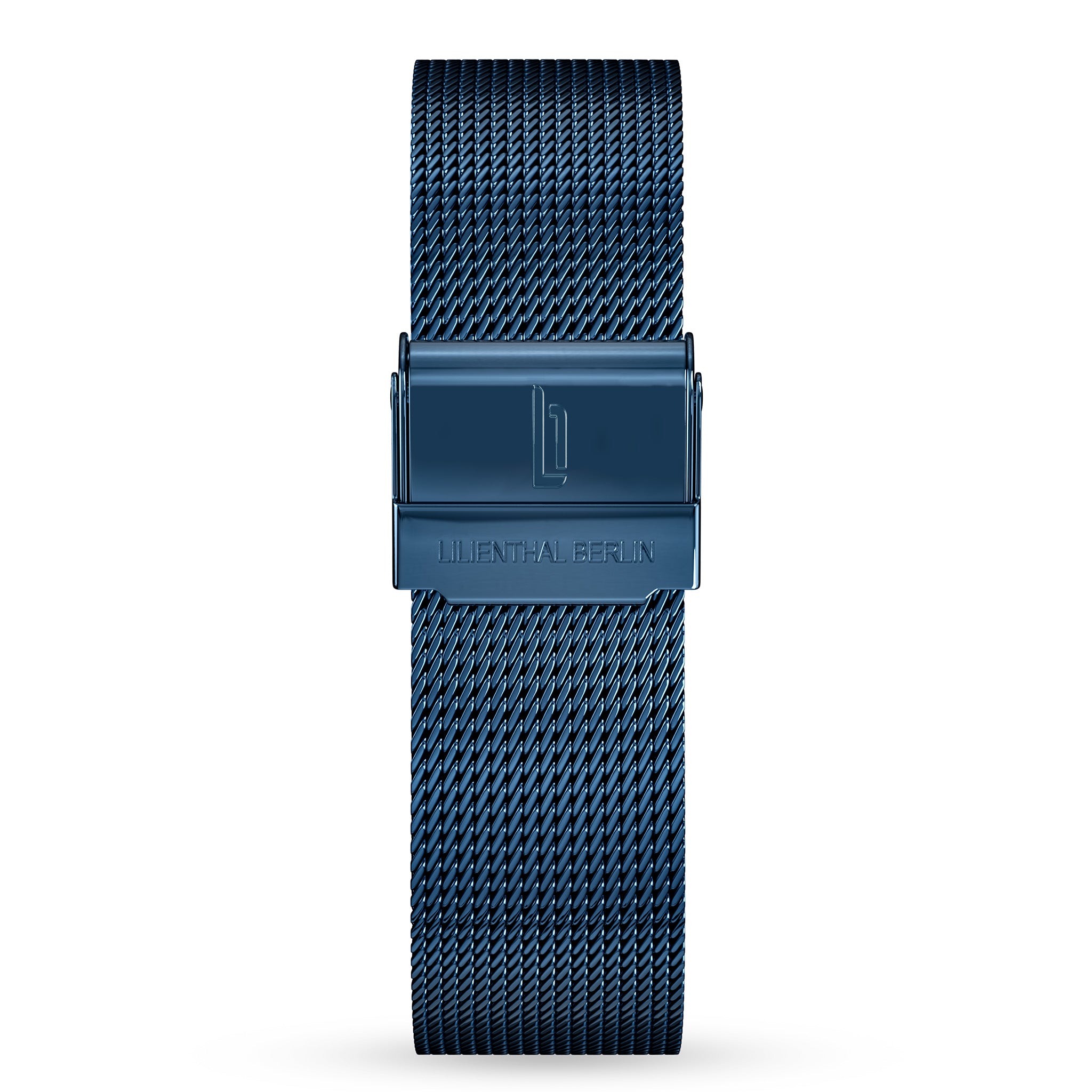 Lilienthal Berlin Cronografo Blu Arancione MESH Blu, Blu