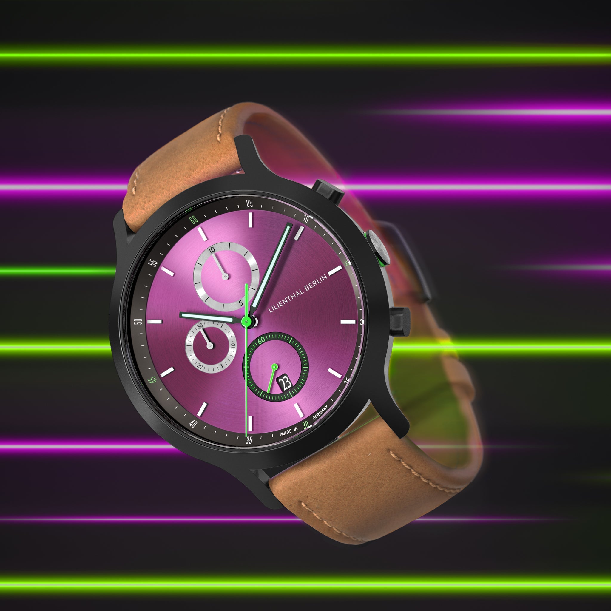 Chronograph Hyper Purple - Lilienthal Berlin