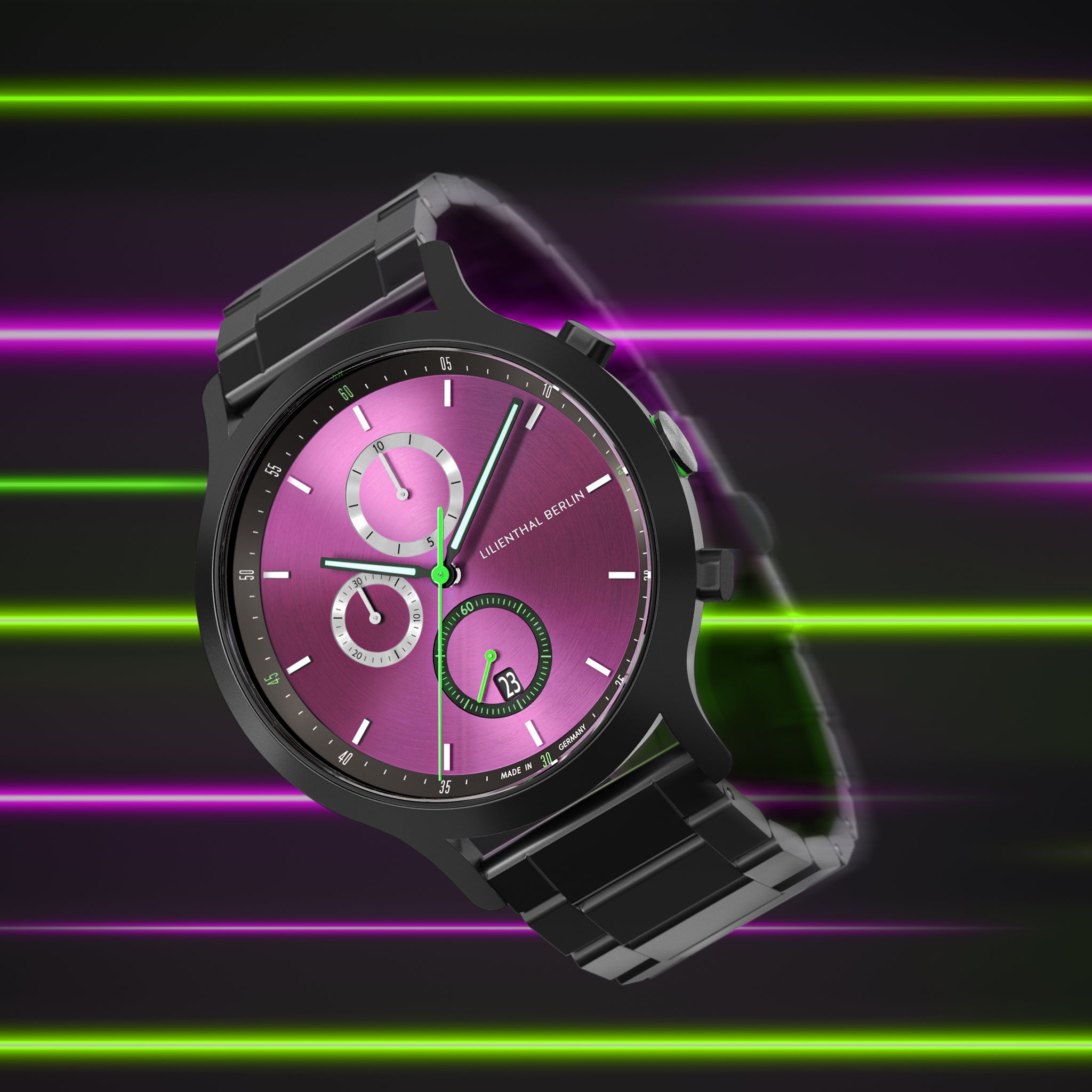 Chronograph Hyper Purple - Lilienthal Berlin