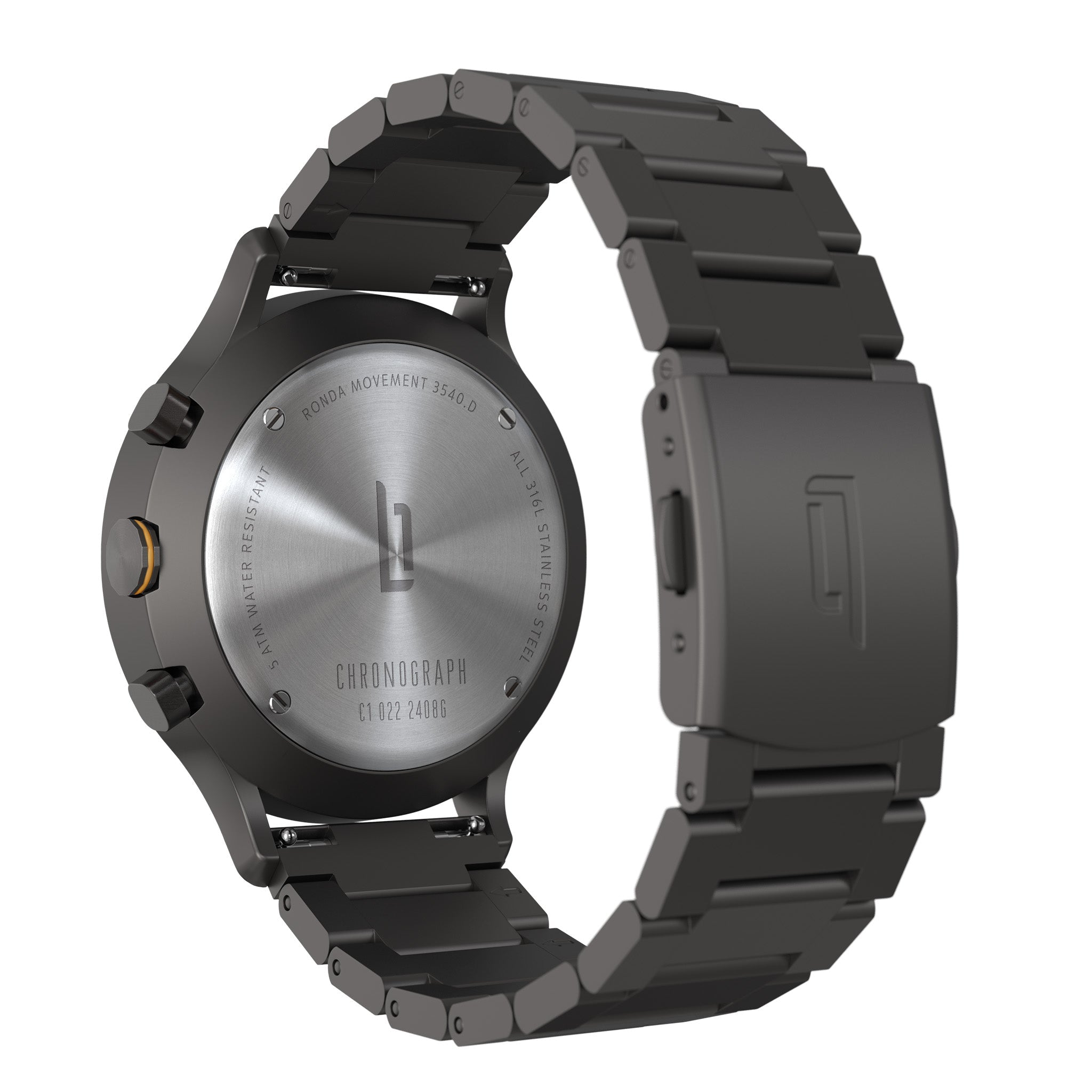 Chronograph Getaway Green Stainless steel Anthracite Brushed