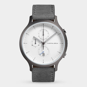 Chronograph Dark Silver White - Lilienthal Berlin