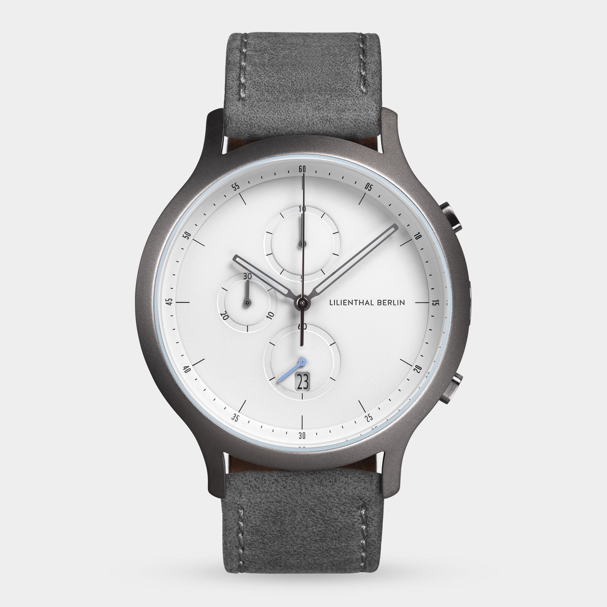 Chronograph Dark Silver White - Lilienthal Berlin