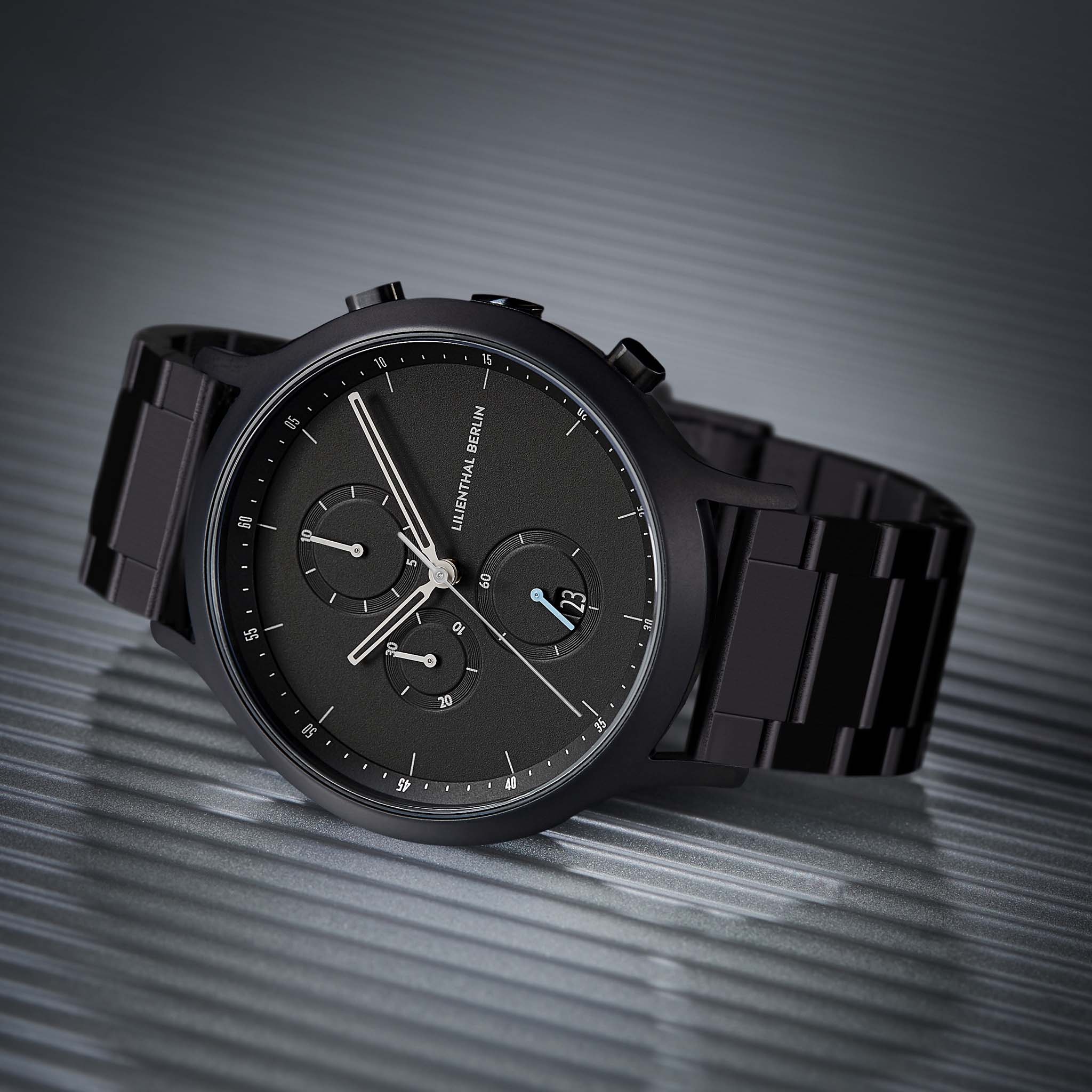 Chronograph All Black Stainless steel Black Matte – Lilienthal