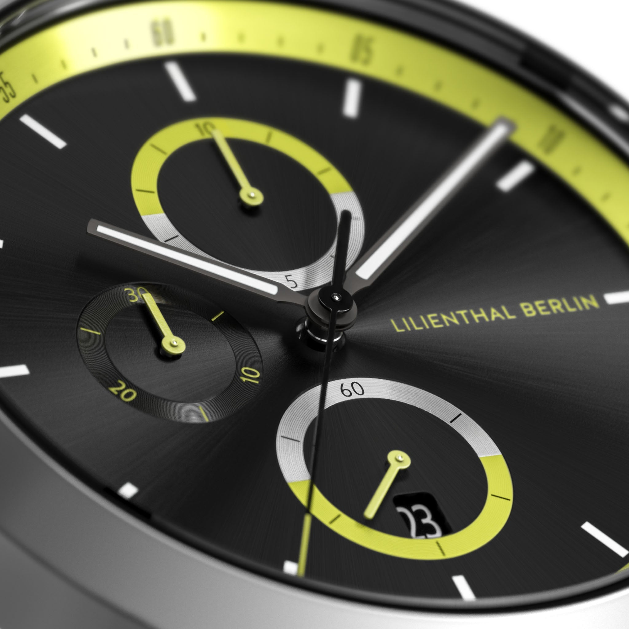 Chronograph Remix II Leather Black – Lilienthal Berlin - North America