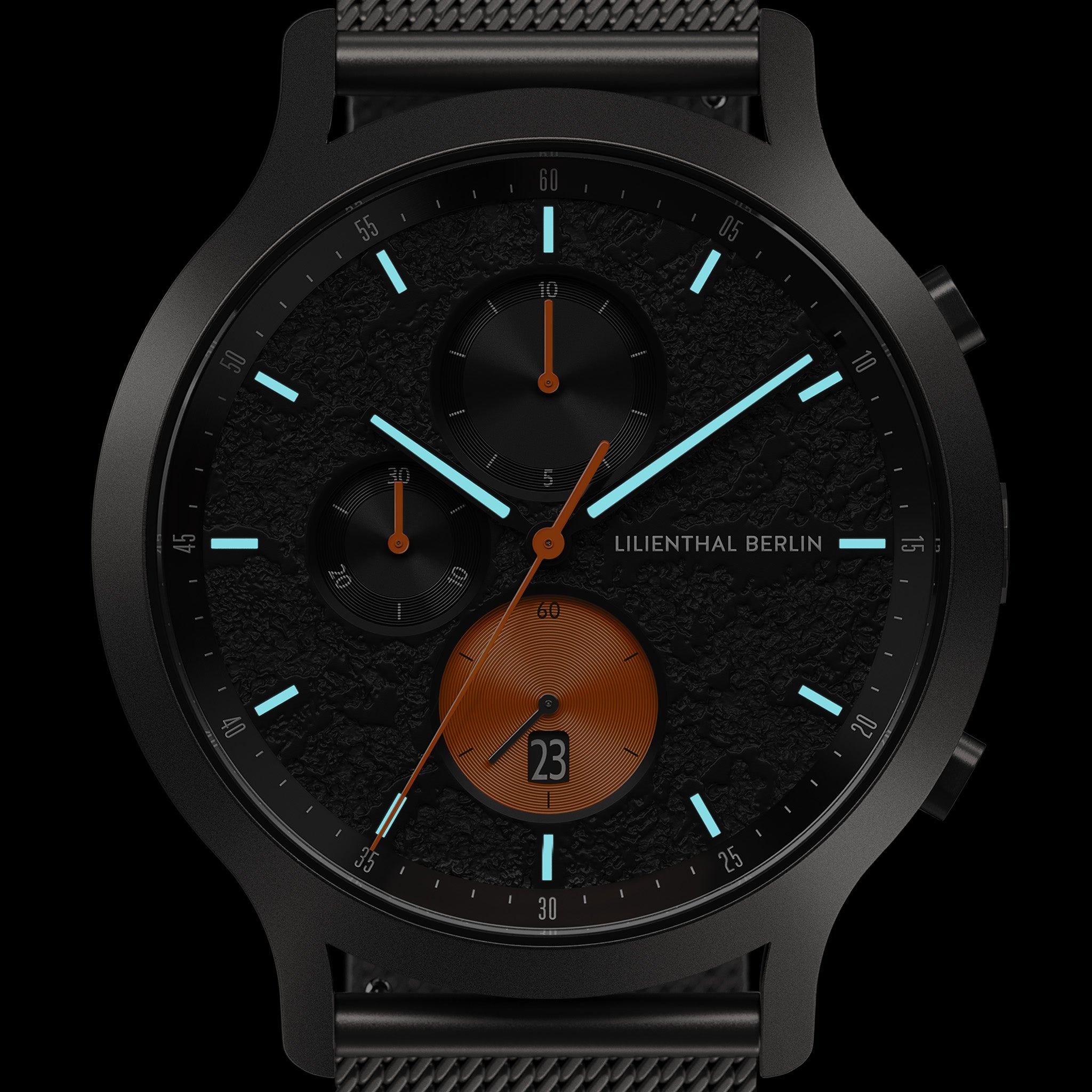 Chronograph Limited Edition Volcano II Mesh Anthracite Matte