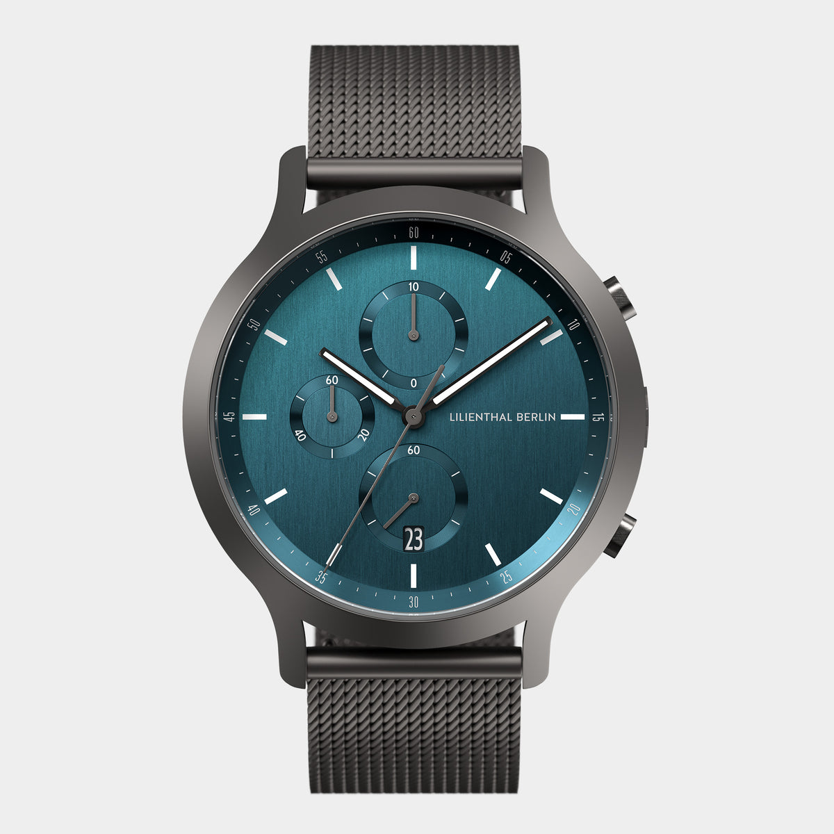 Lilienthal Berlin Chronograph Myth Watch Leather Black