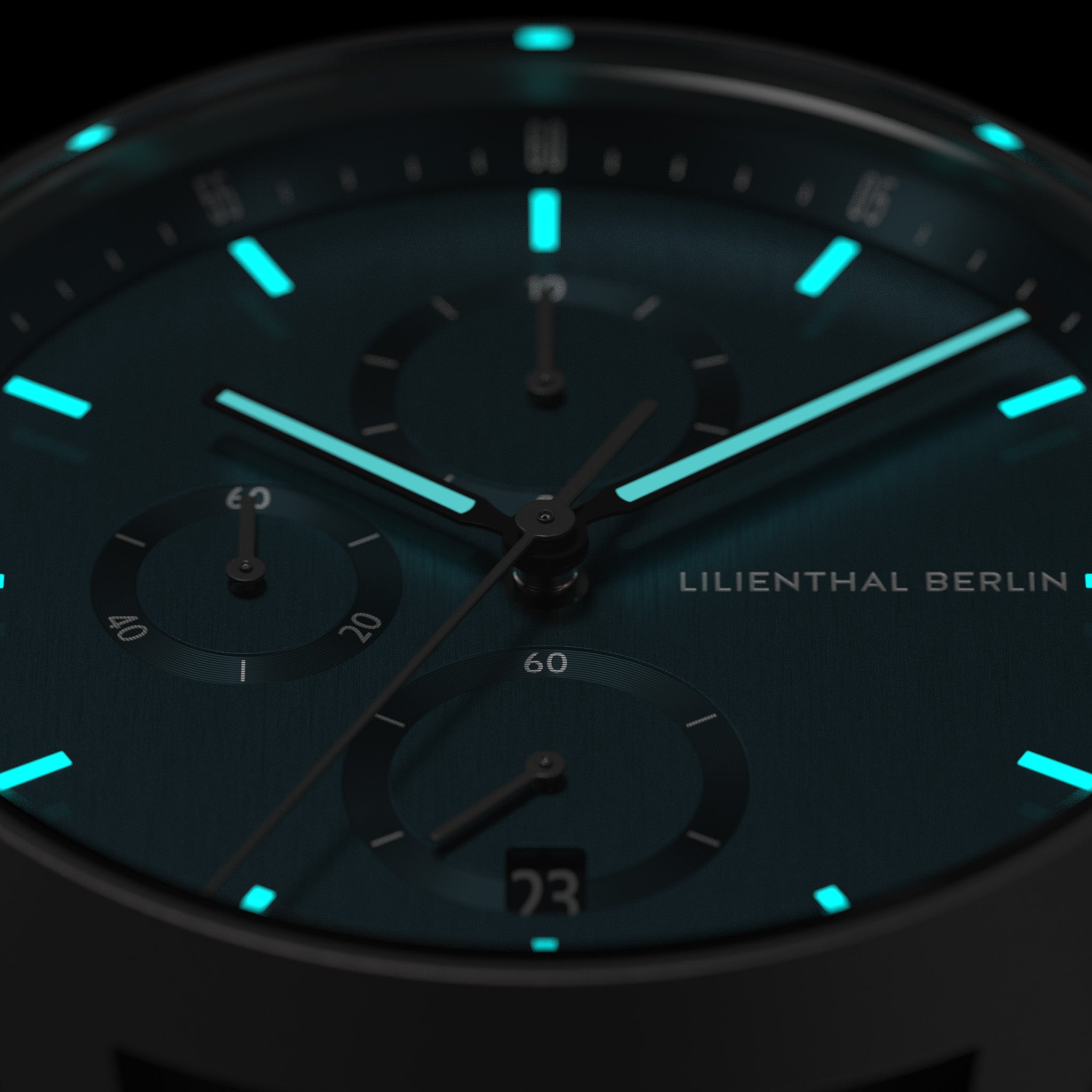 Chronograph Myth - Mesh Anthracite Matte – Lilienthal Berlin