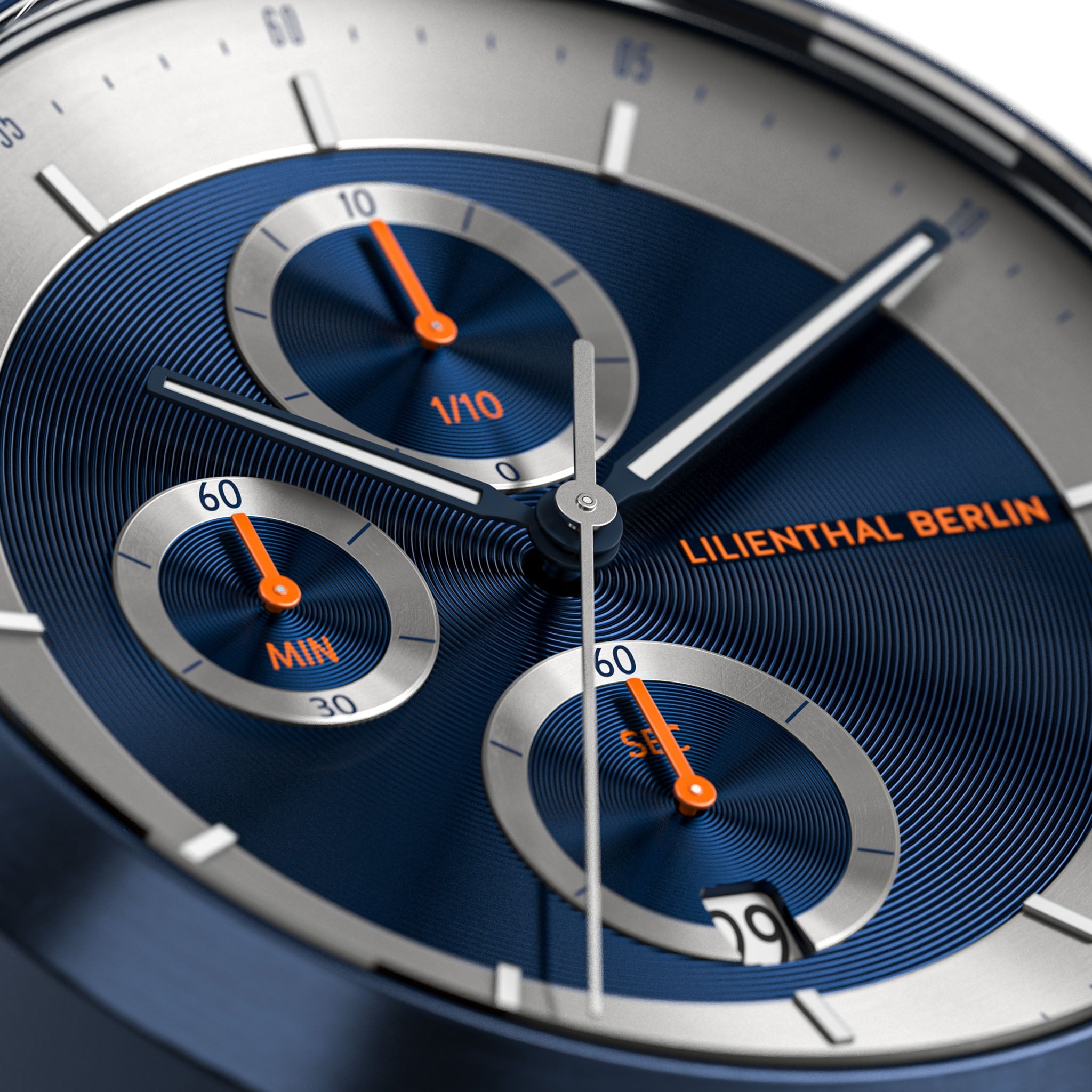 Chronograph LP Blue Silver - Lilienthal Berlin