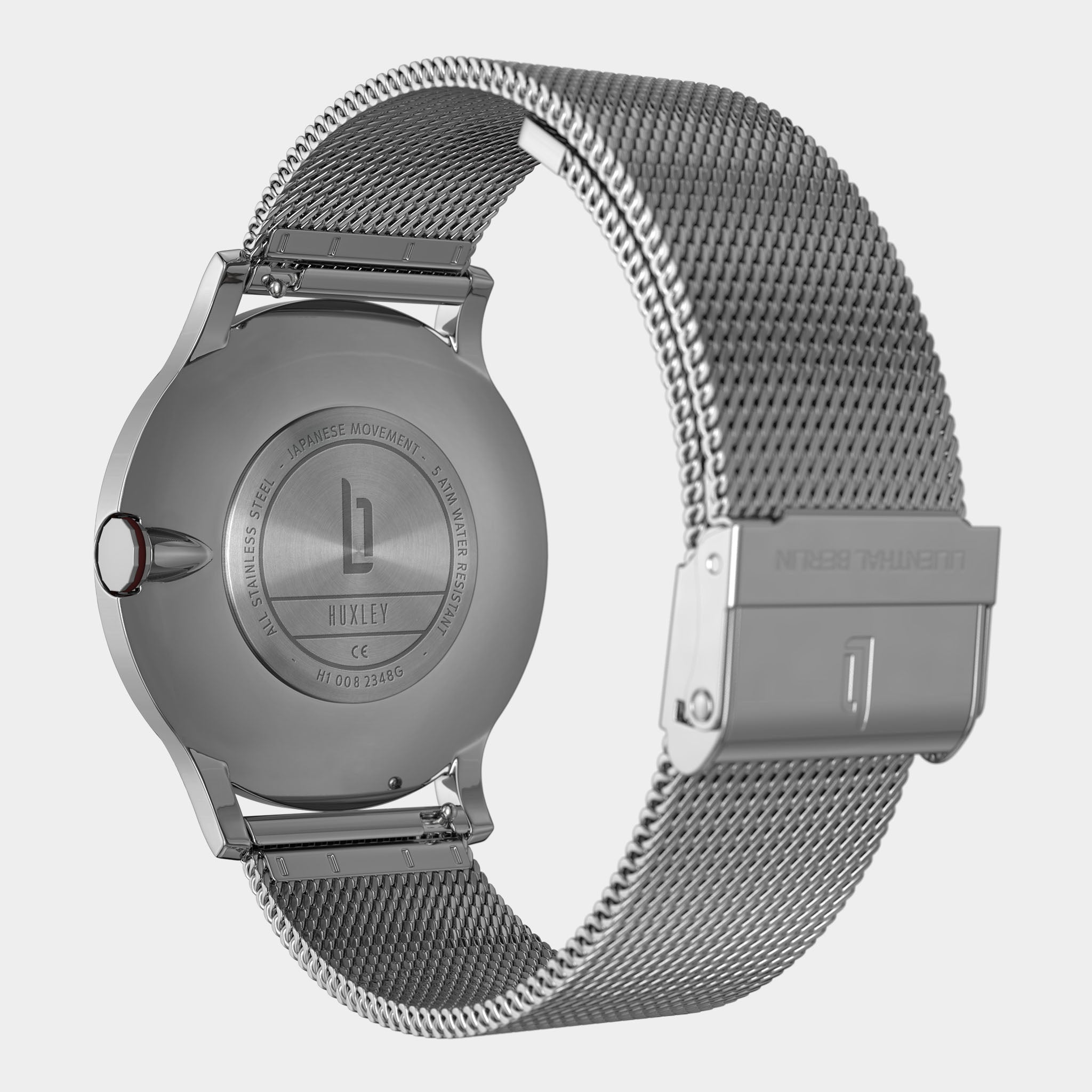 Huxley Silver Bordeaux Mesh Silver Glossy – Lilienthal Berlin