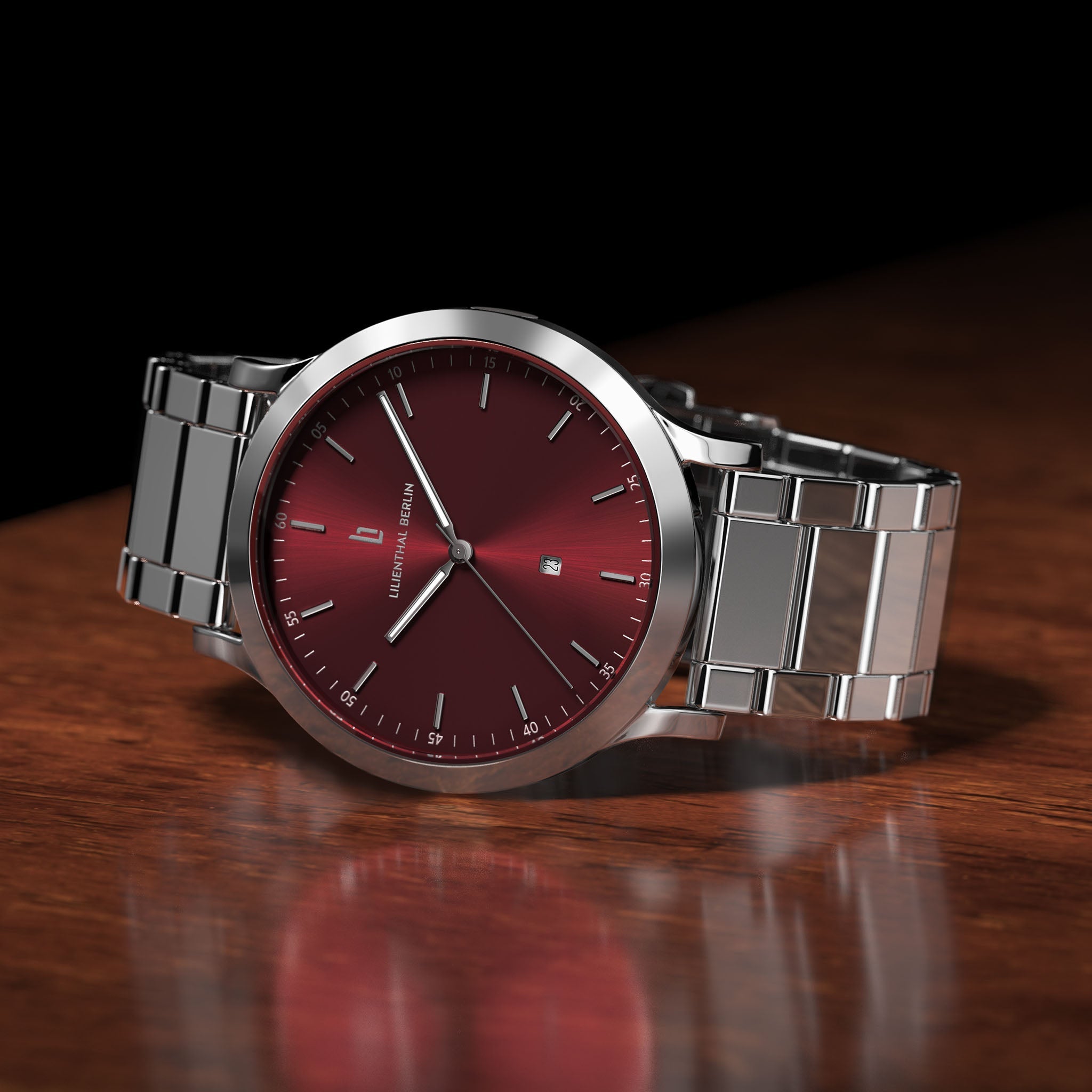 Huxley Silver Bordeaux Stainless steel Silver Glossy