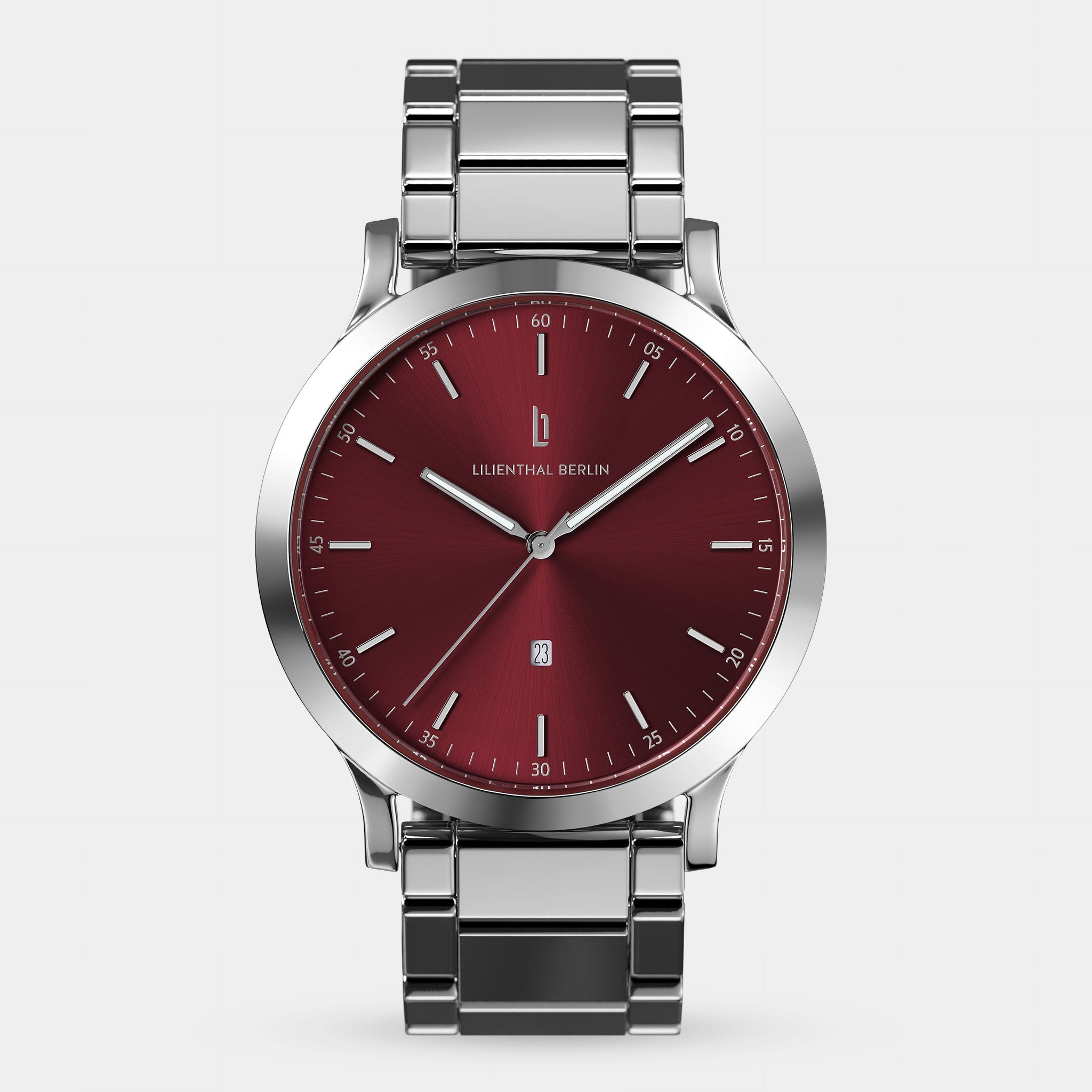 Huxley Silver Bordeaux Stainless steel Silver Glossy – Lilienthal