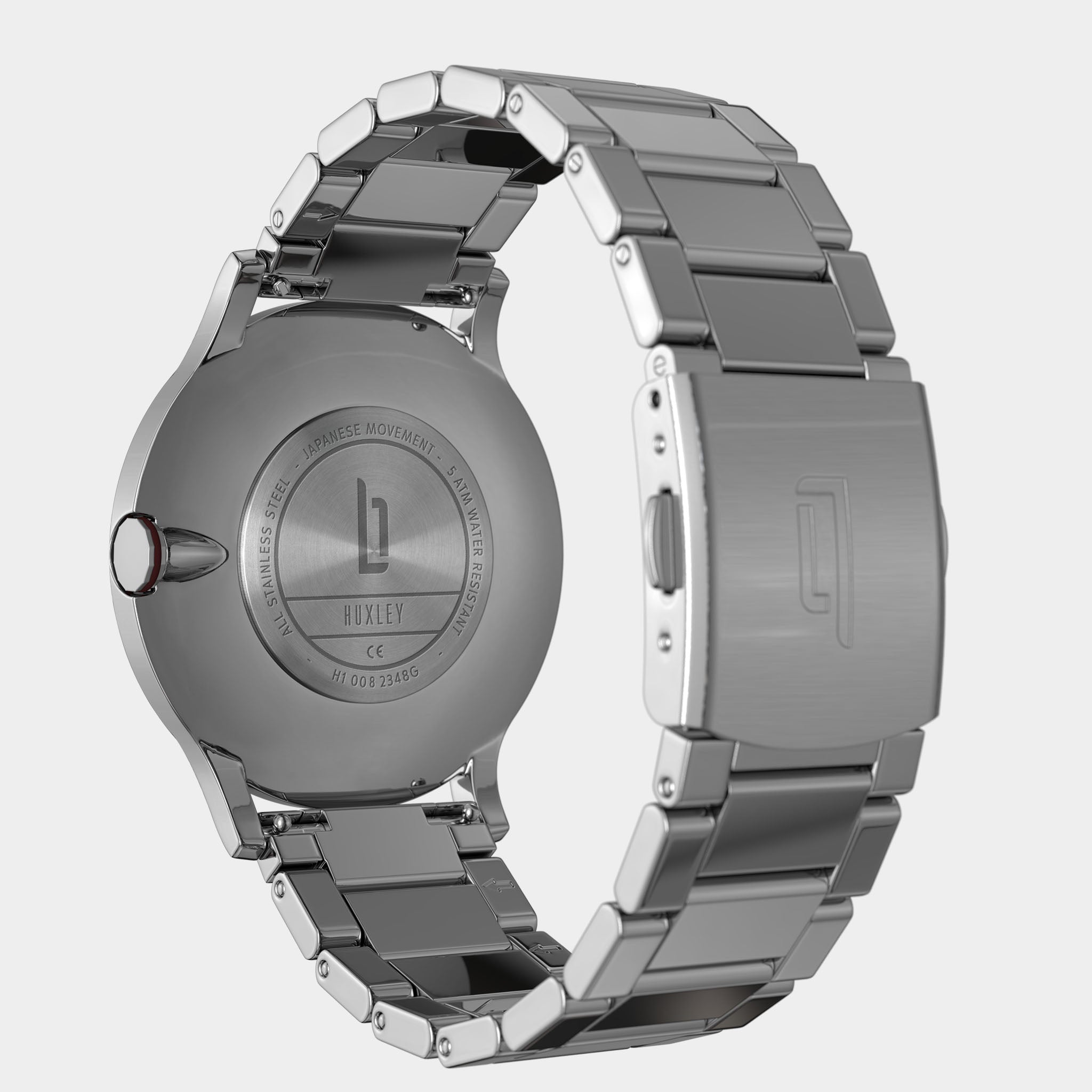 Huxley Silver Bordeaux Stainless steel Silver Glossy – Lilienthal