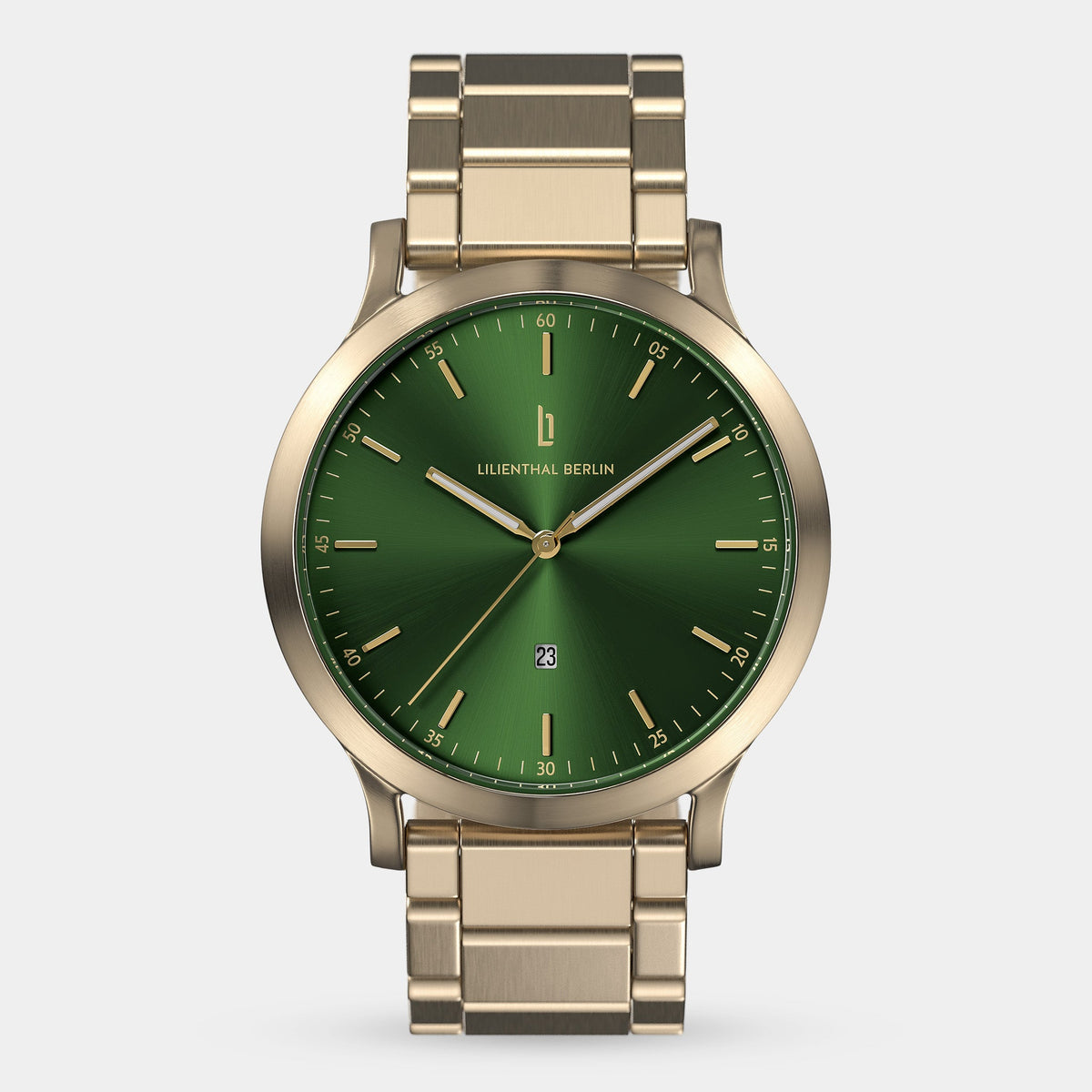 Lilienthal Berlin Huxley Beige Gold Green Leather Dark Brown Ndash Lilienthal Berlin North America
