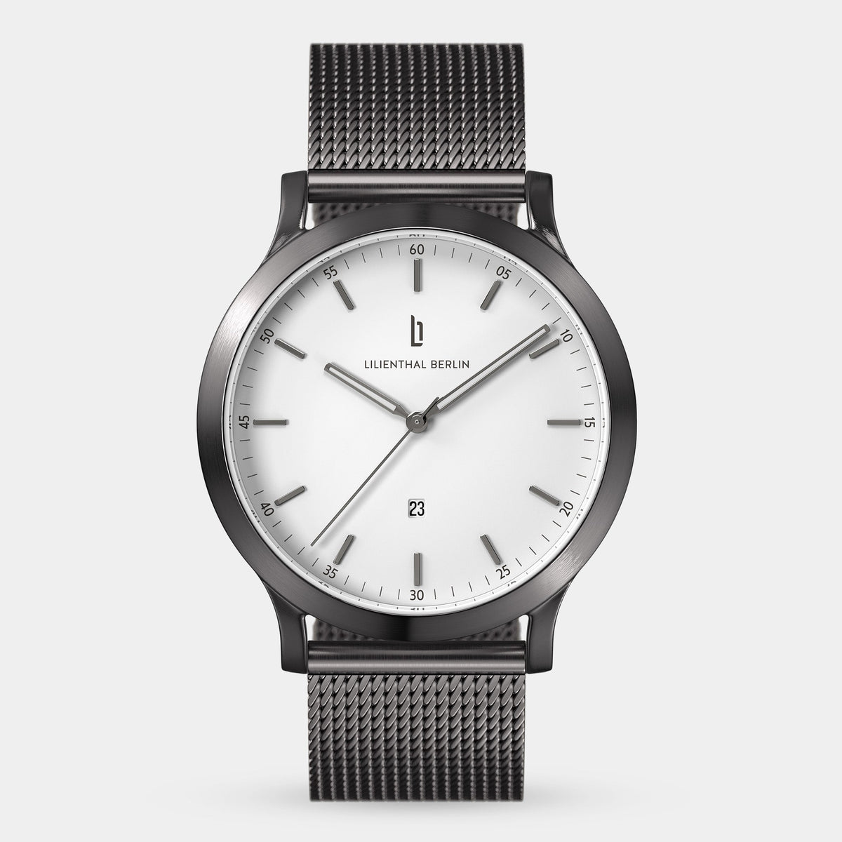 Lilienthal Berlin Huxley Dark Silver White Leather Dark Brown Ndash Lilienthal Berlin North America