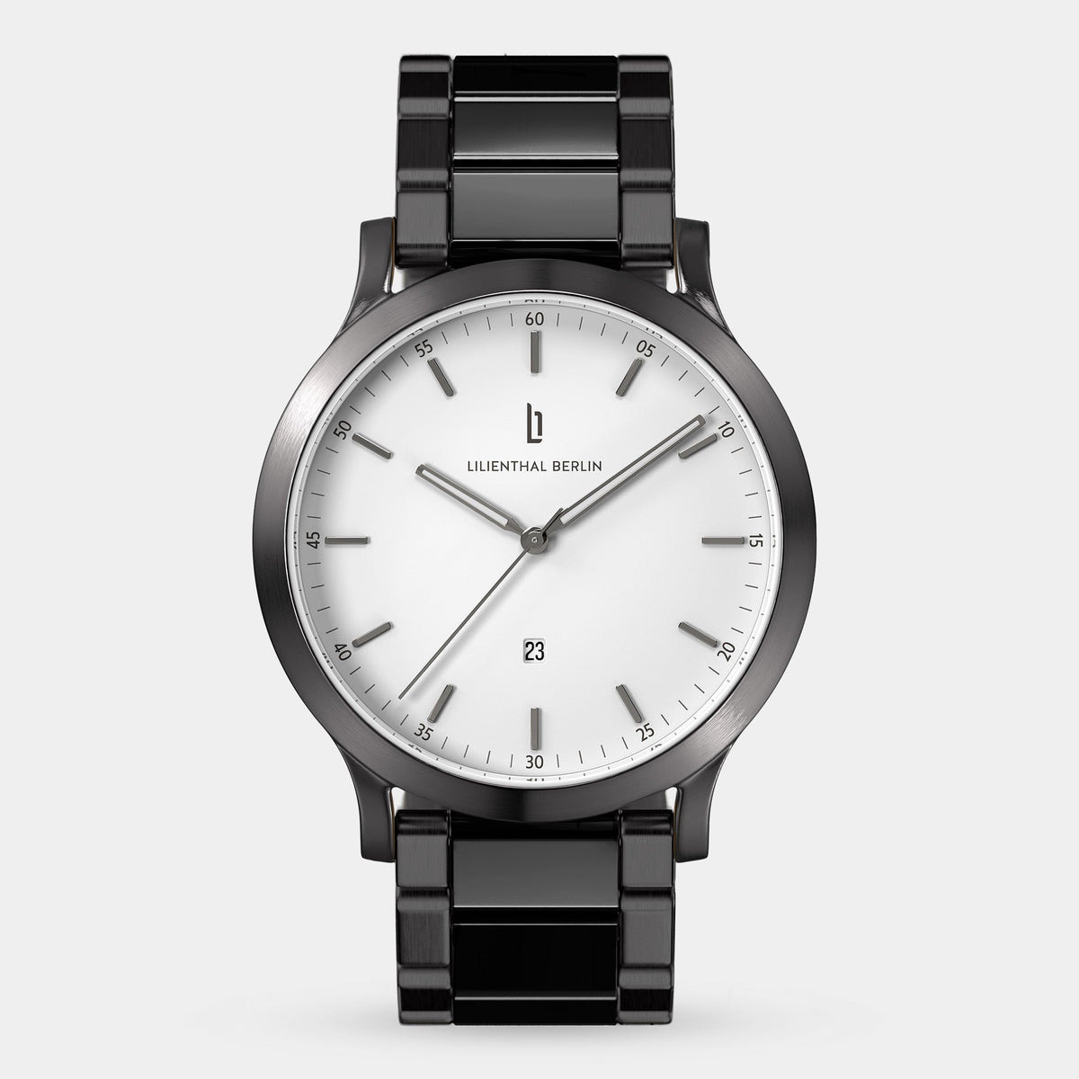 Lilienthal Berlin Huxley Dark Silver White Leather Dark Brown Ndash Lilienthal Berlin North America