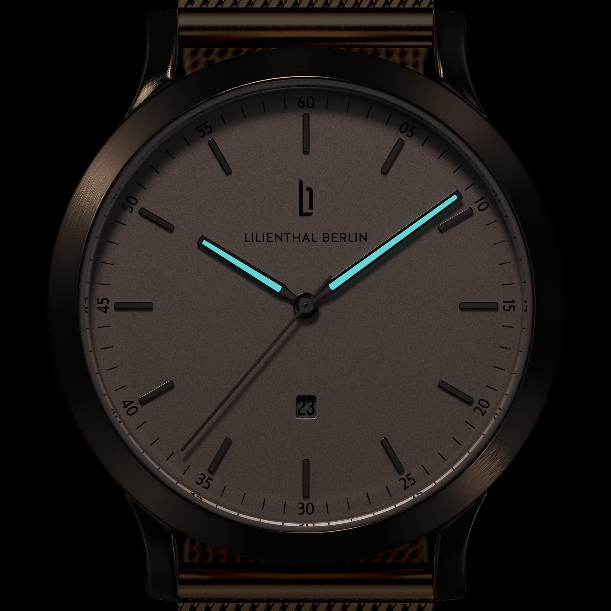 Huxley Bronze Almond Mesh Bronze Brushed – Lilienthal Berlin