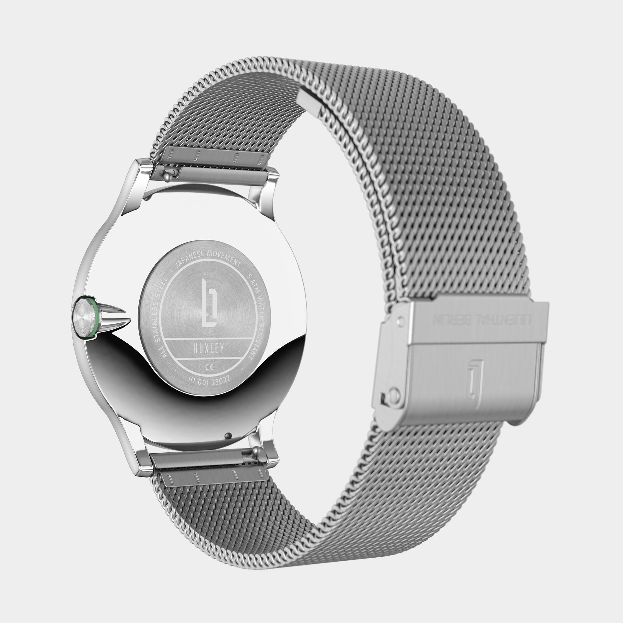 Huxley Silver Sage Green Mesh Silver – Lilienthal Berlin - North