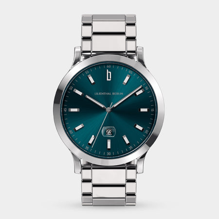 Huxley II Canary Yellow Stainless Steel Silver Glossy – Lilienthal