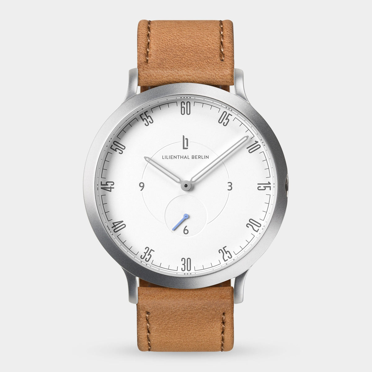 Lilienthal Berlin 1 Original Leather Light Brown Ndash Lilienthal Berlin North America — Galvanized, Sunburst Finish, Superluminova Details