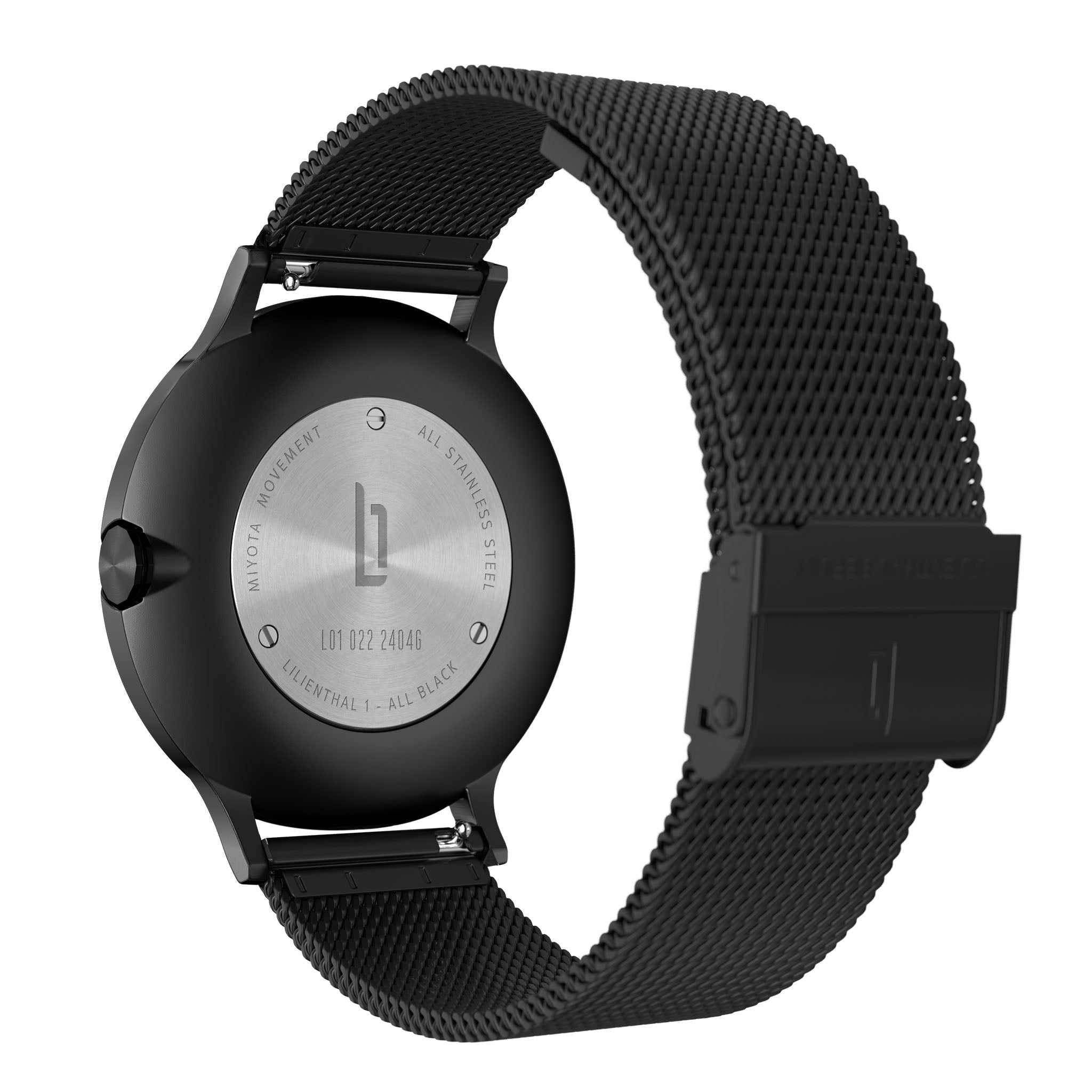 LILIENTHAL 1 All Black Mesh Black Matte – Lilienthal Berlin