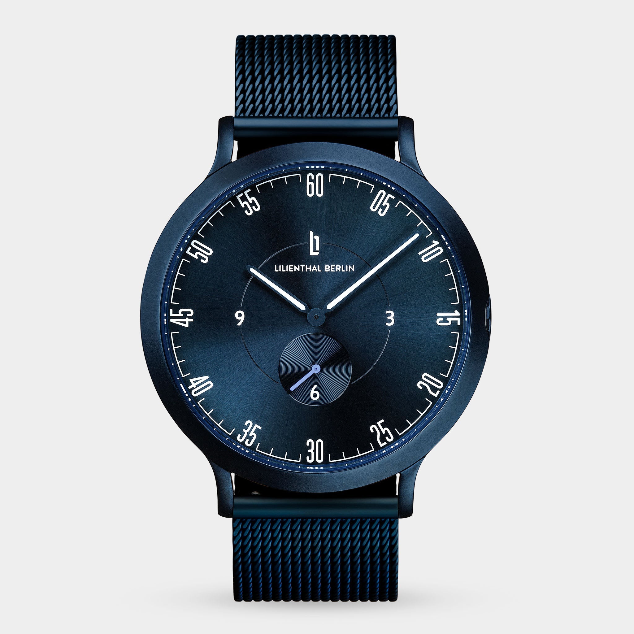 LILIENTHAL 1 All Blue Mesh Blue Matte – Lilienthal Berlin - North
