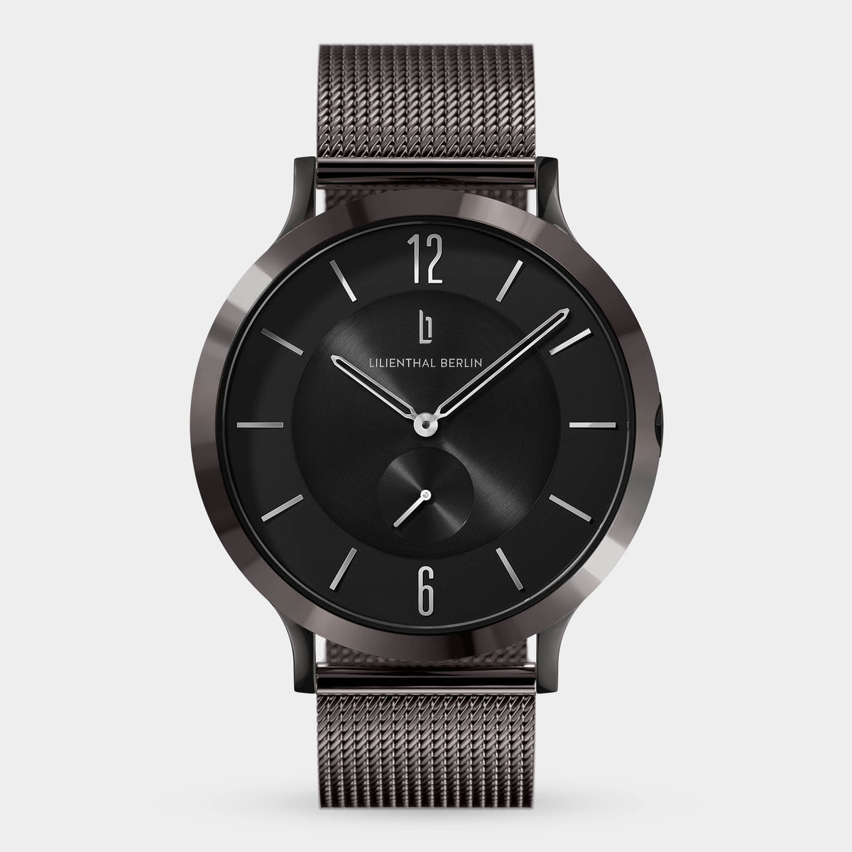 Lilienthal Berlin The Classic Dark Silver Black Leather Black Ndash Lilienthal Berlin North America