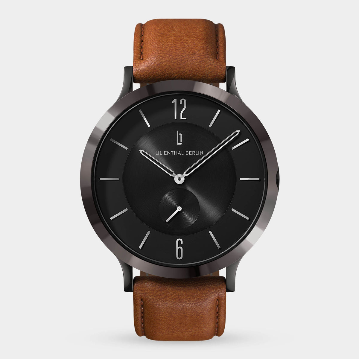 Lilienthal Berlin The Classic Dark Silver Black Leather Black Ndash Lilienthal Berlin North America