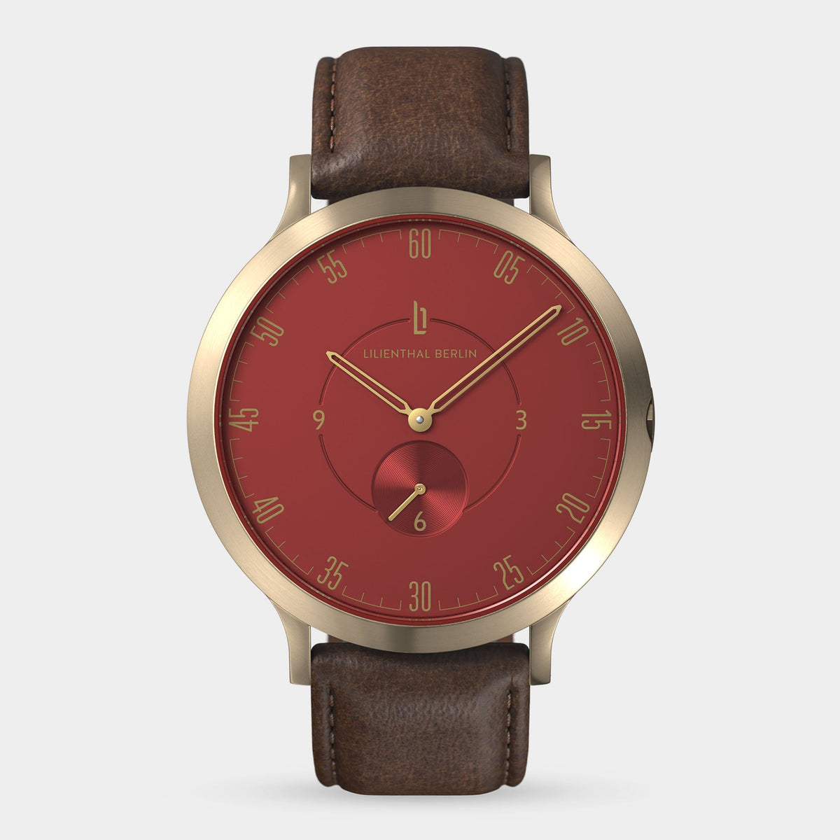 Lilienthal Berlin Lilienthal 1 Gold Red Leather Brown