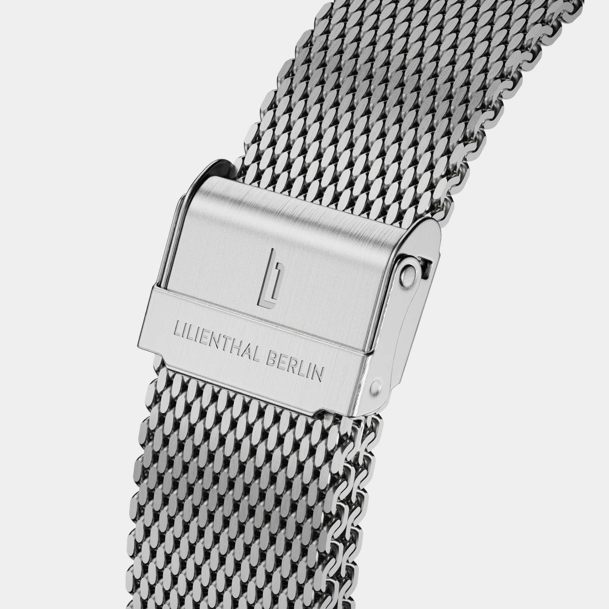 Nuvora – Watch – Silver – Stainless Steel Mesh – Lilienthal Berlin