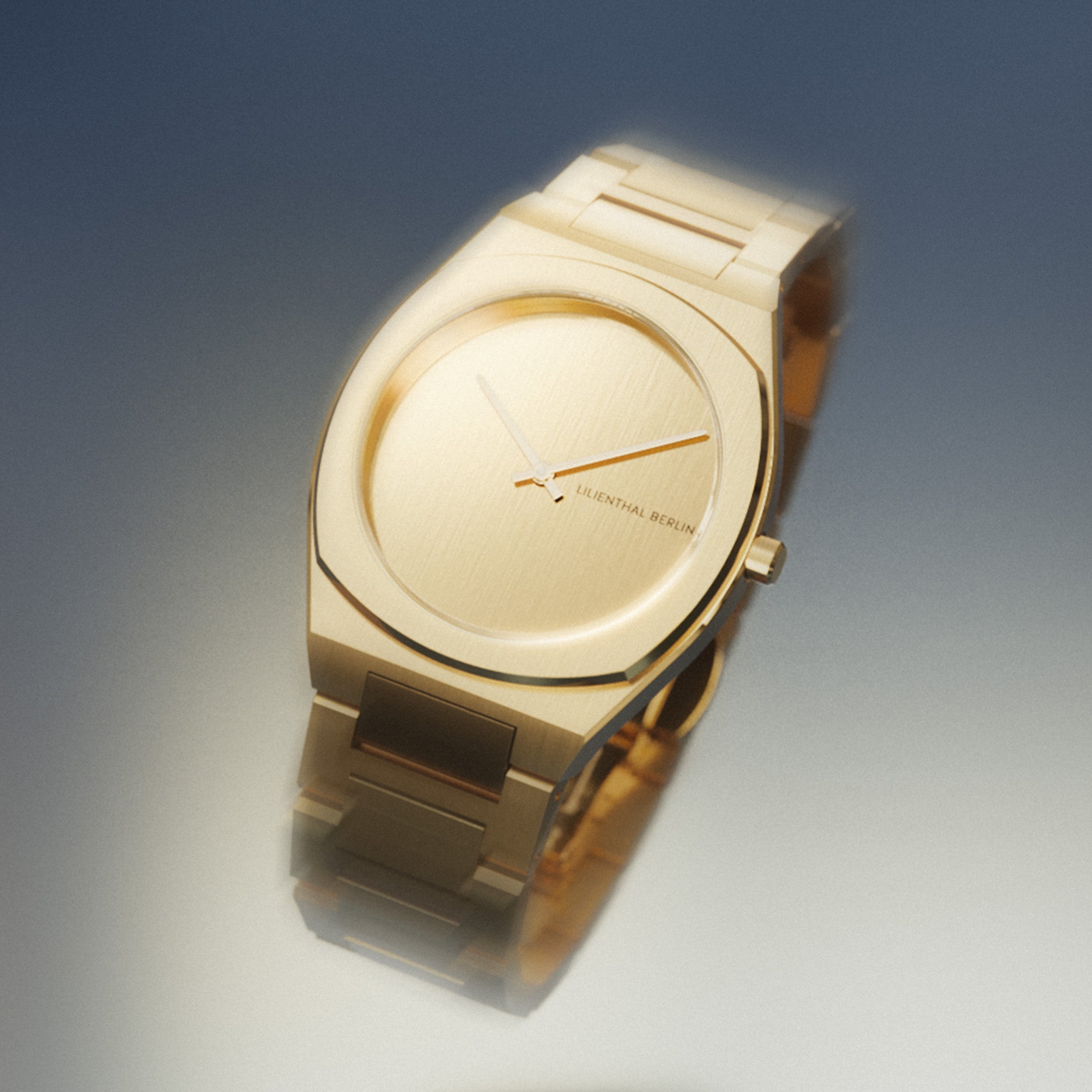 Nuvora – Watch – Gold – Stainless Steel Linked – Lilienthal Berlin