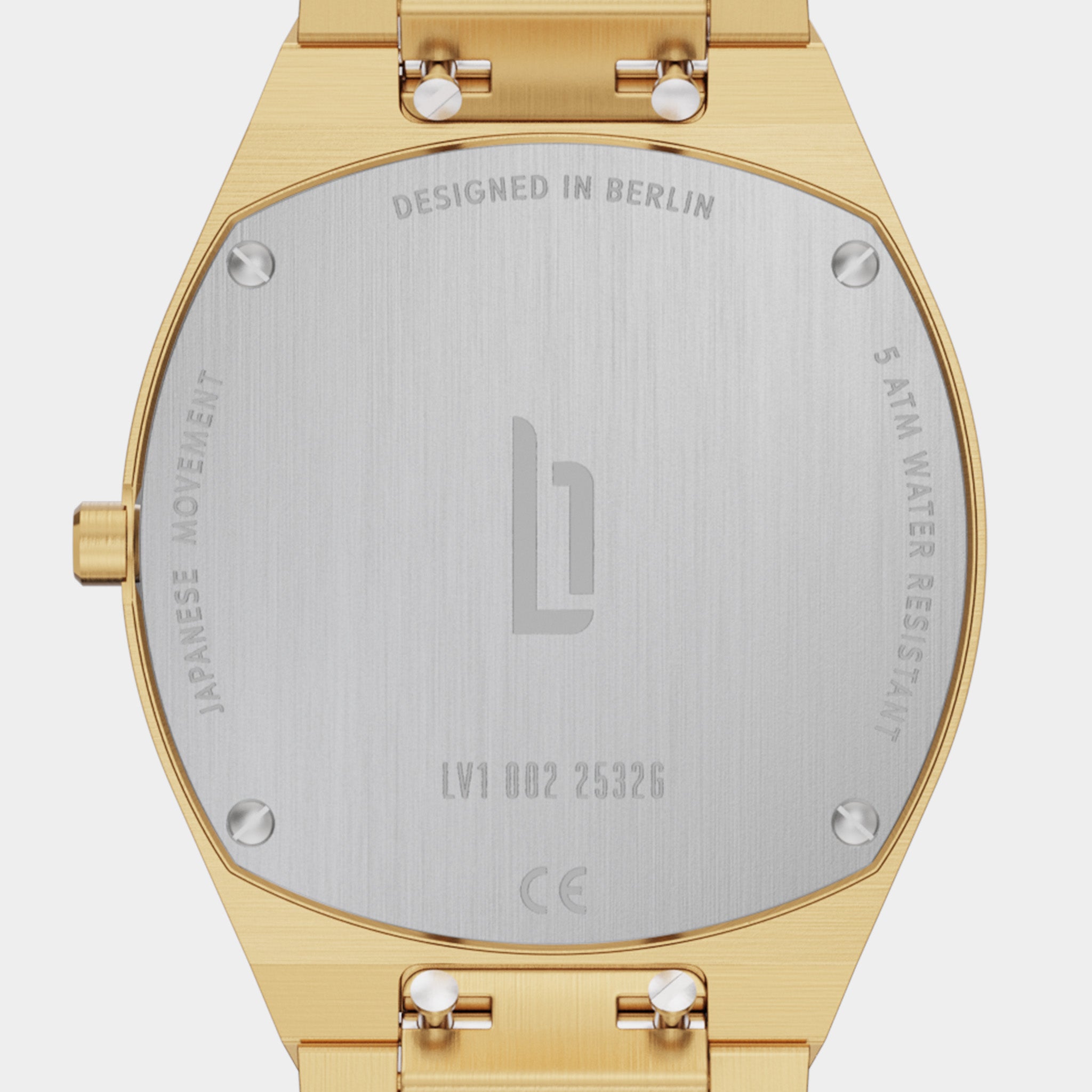 Nuvora – Watch – Gold – Stainless Steel Linked – Lilienthal Berlin
