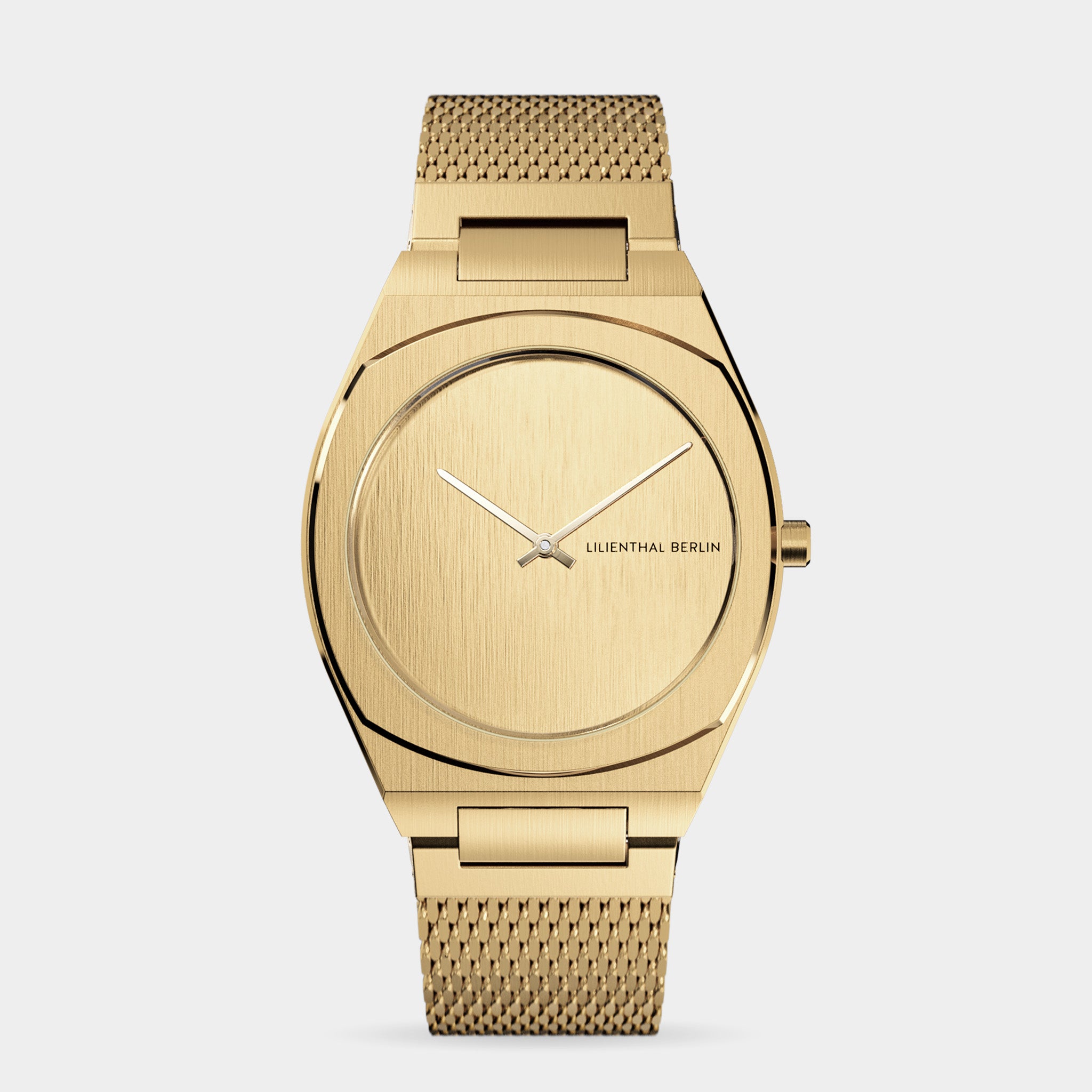 Nuvora – Watch – Gold – Stainless Steel Mesh – Lilienthal Berlin